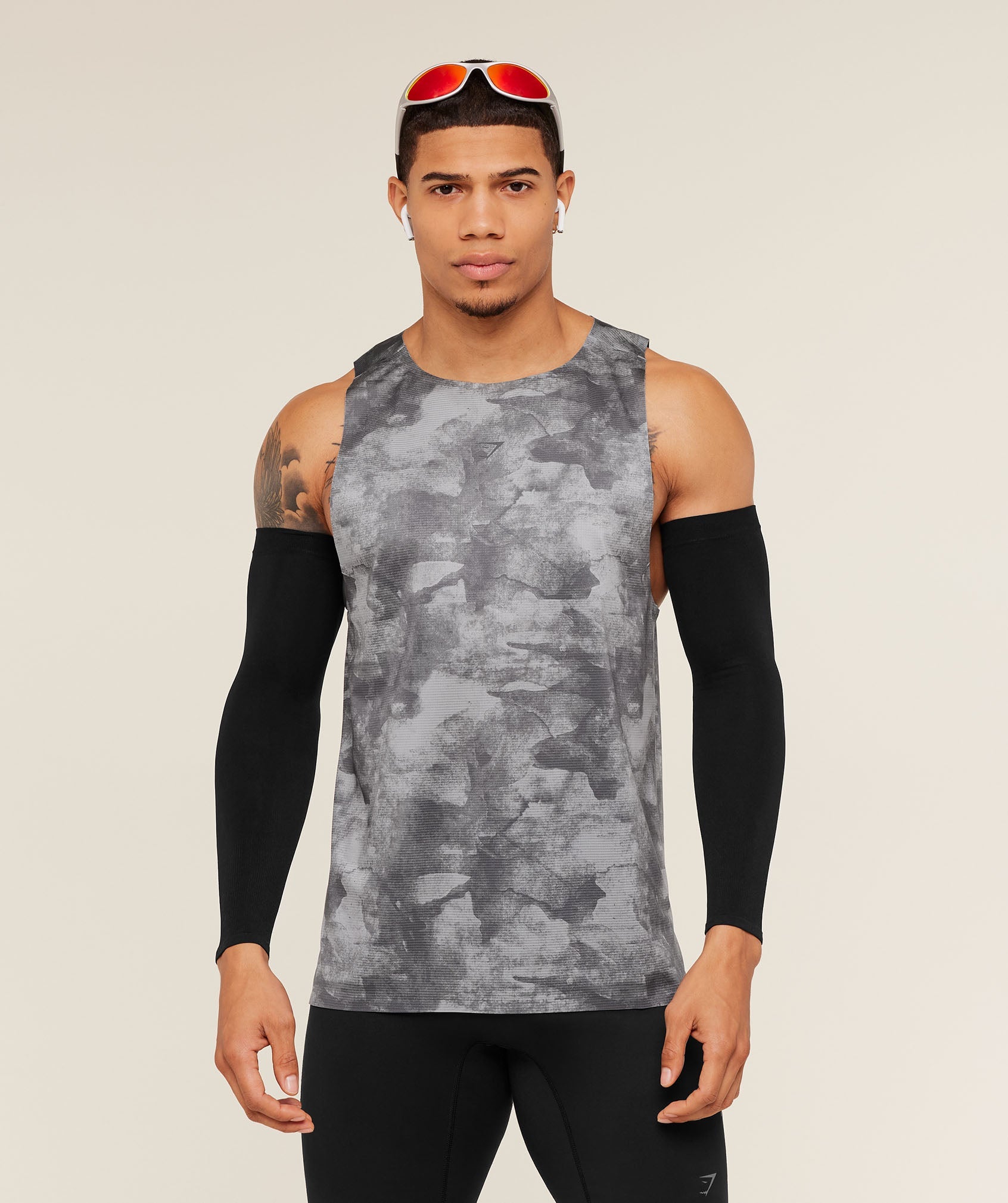 Gymshark Running Elite Tank Smokey Grey