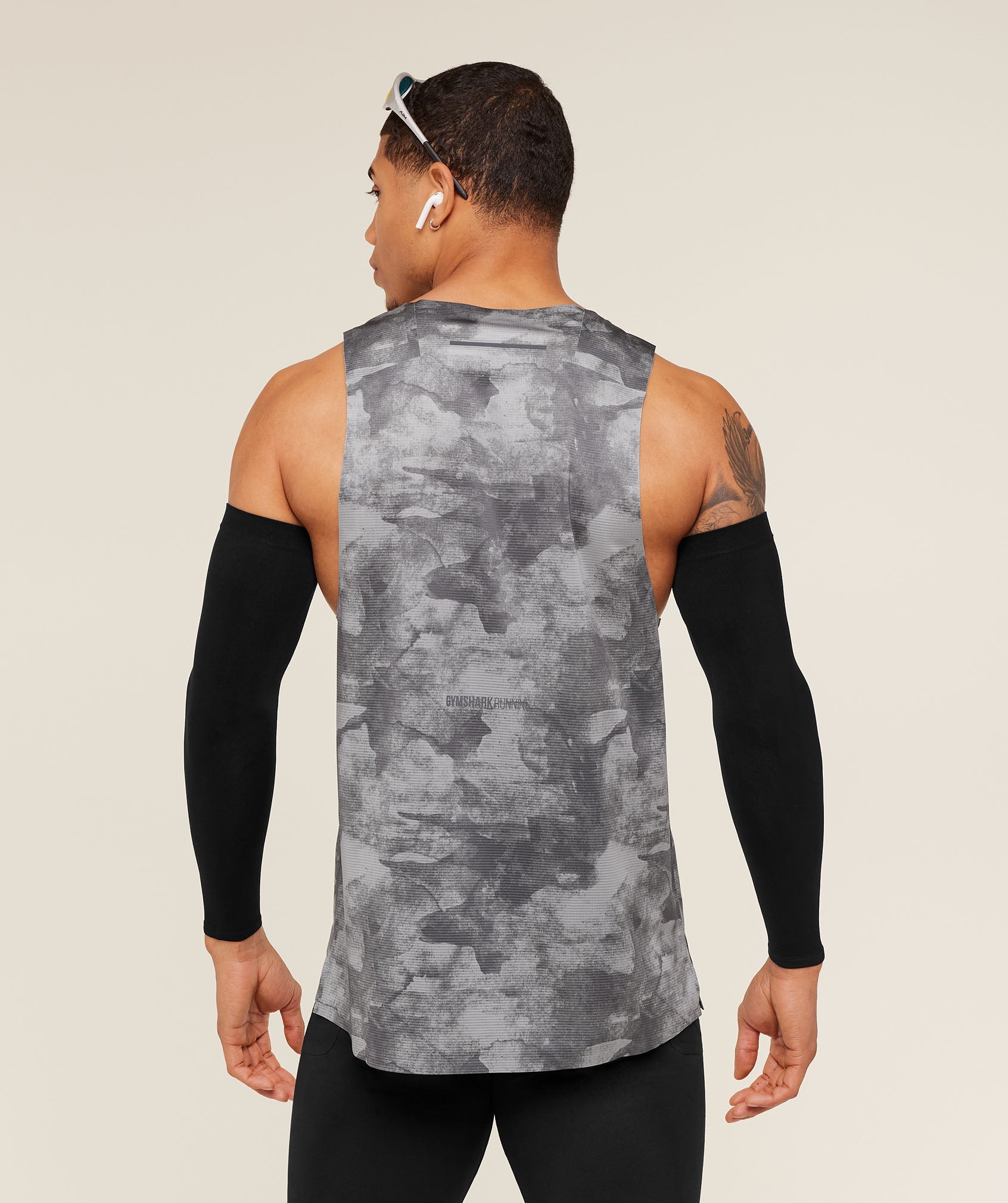 Gymshark Running Elite Tank Smokey Grey