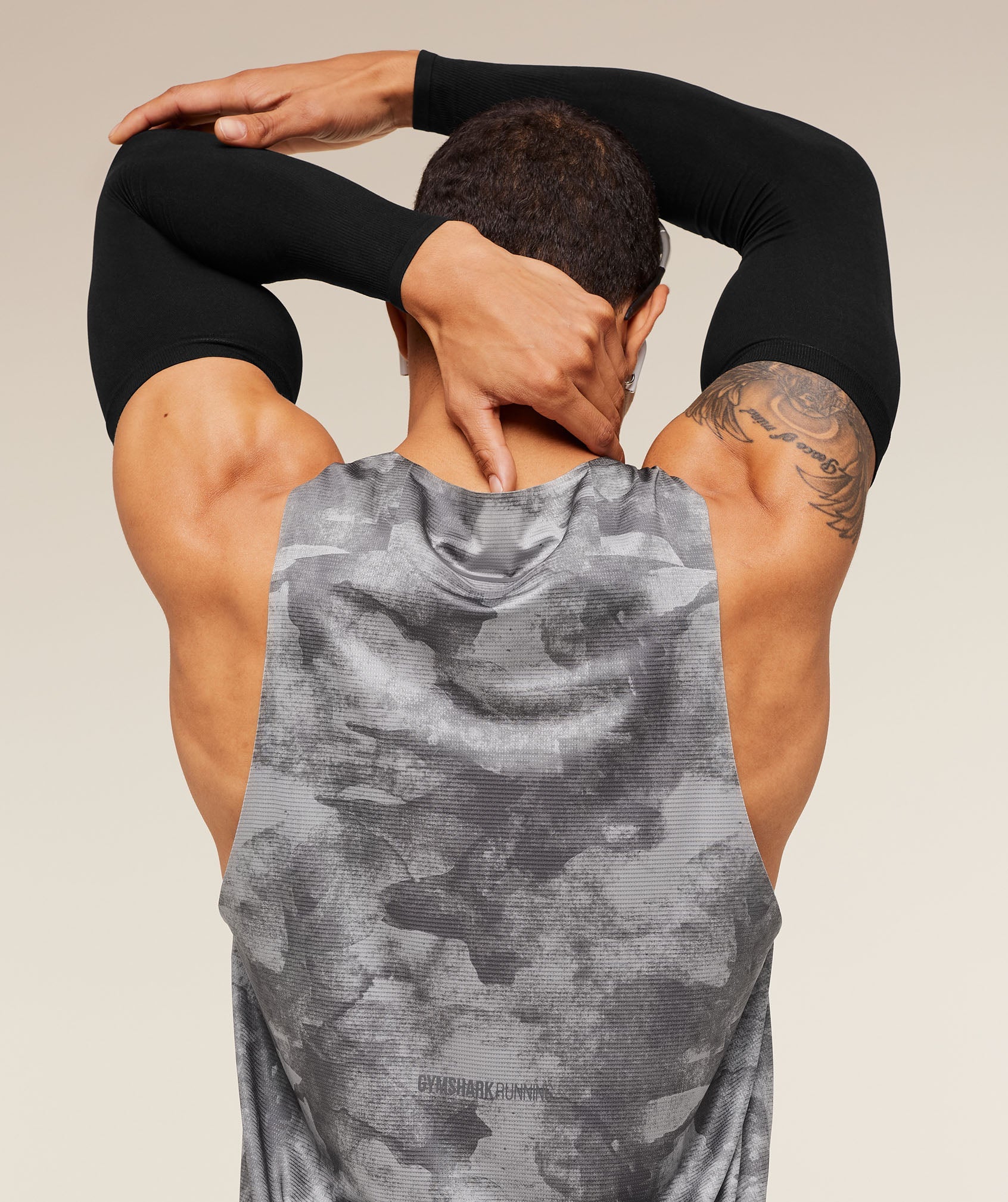 Gymshark Running Elite Tank Smokey Grey