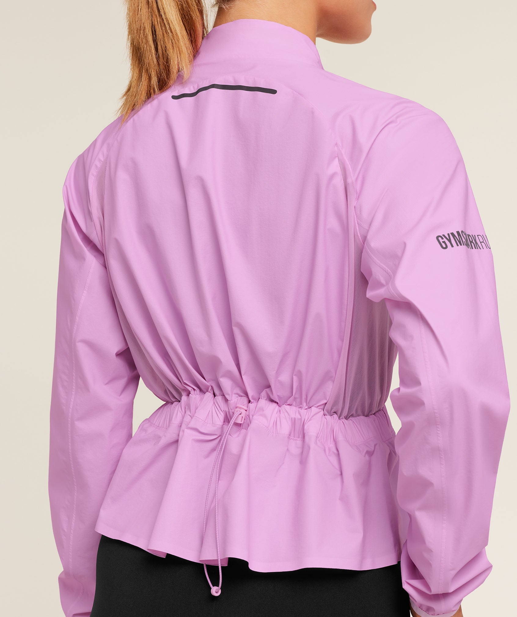 Women's Gymshark Running Elite Windproof Jacket Sour Pink
