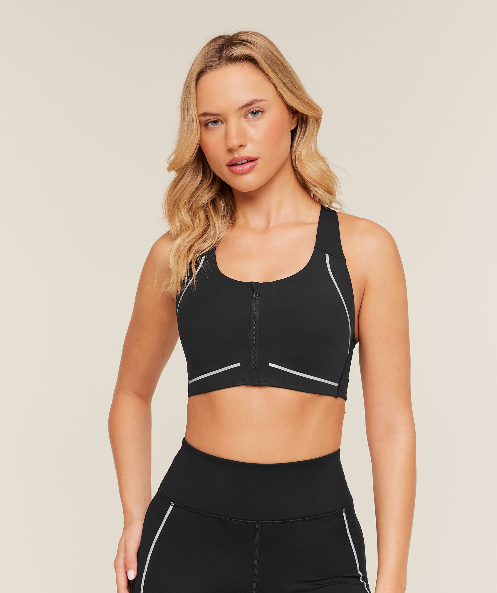 Women's Gymshark Running Sports Bra Black