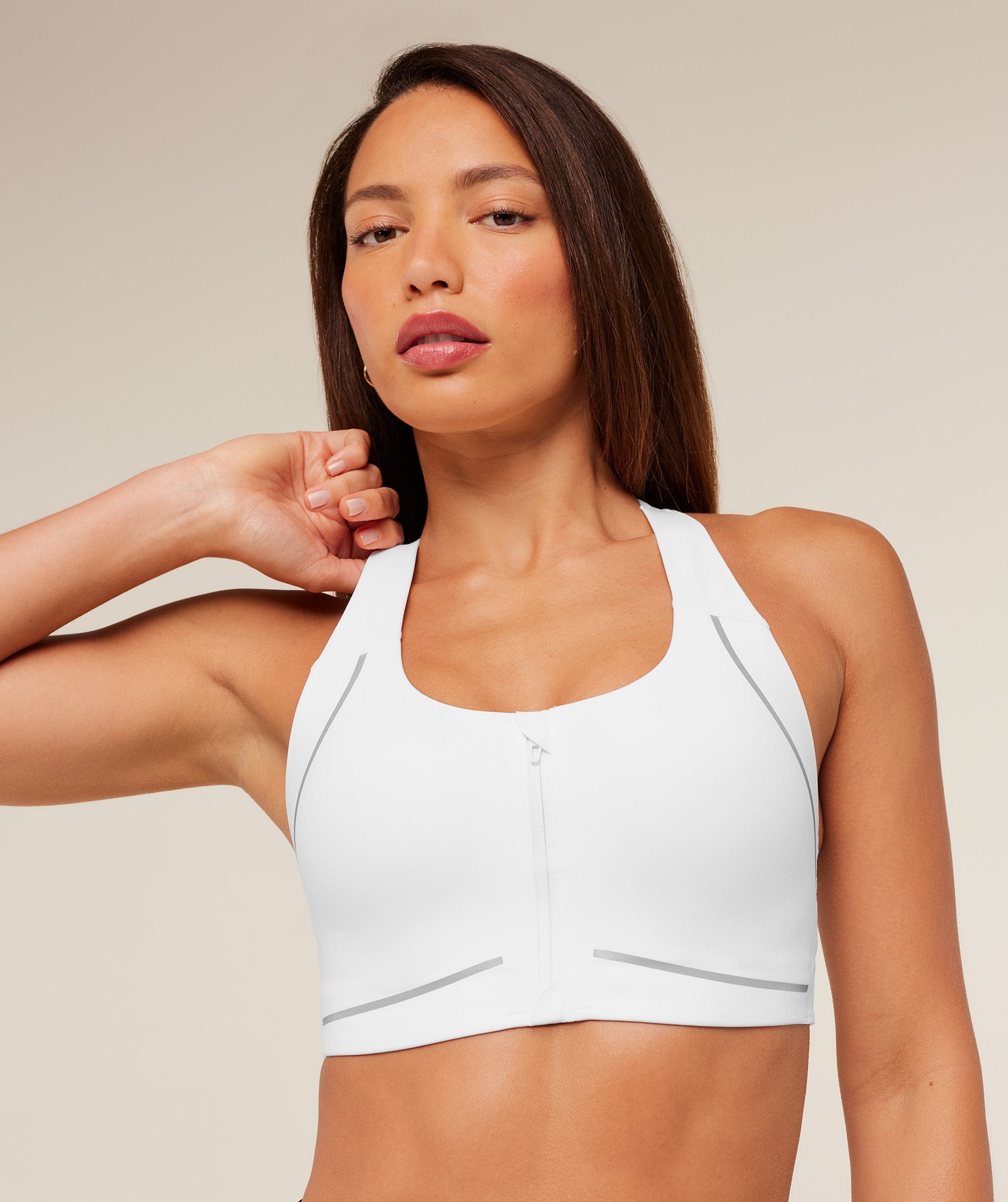 Women's Gymshark Running Sports Bra White