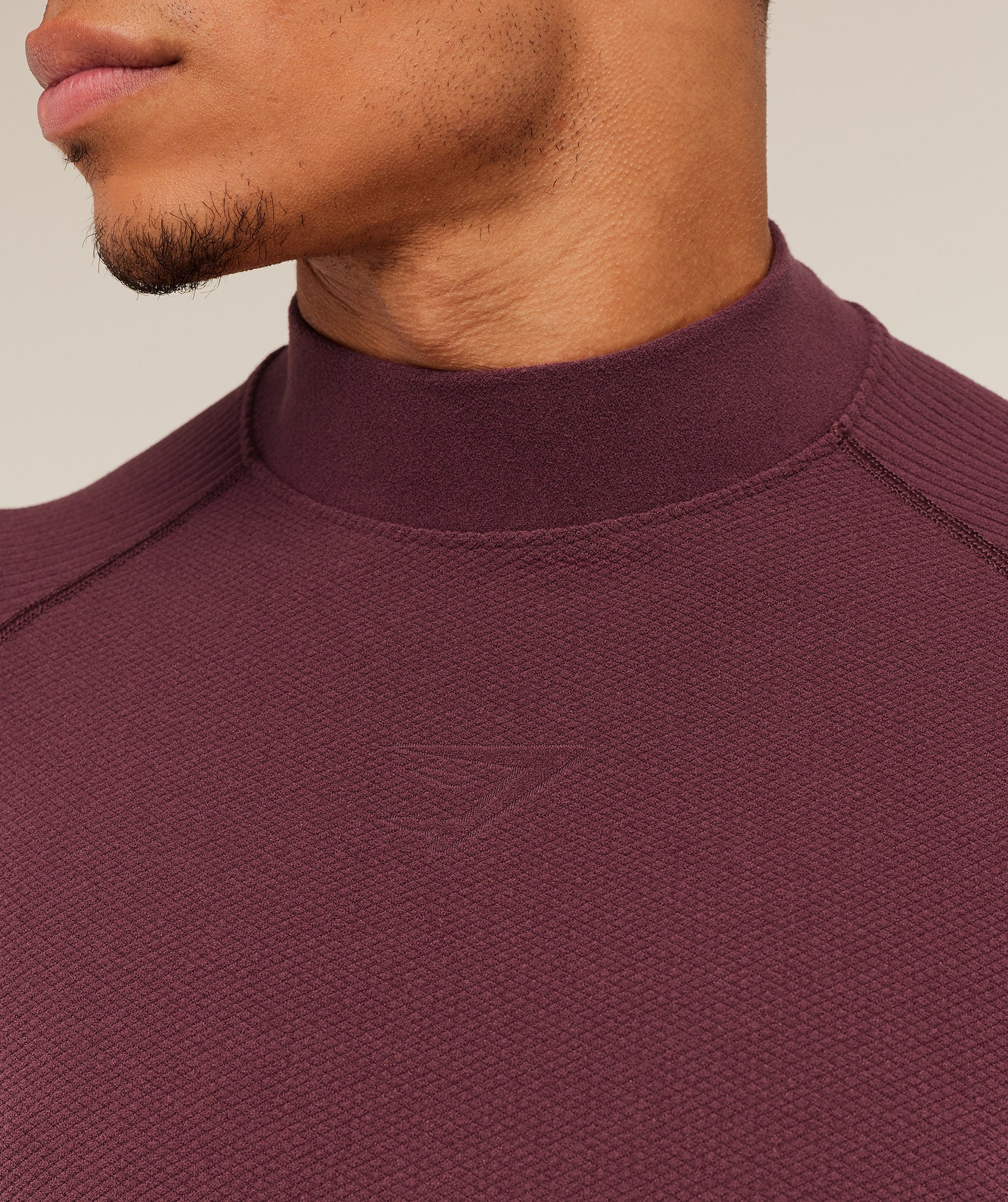 Gymshark Physique Long Sleeve T-Shirt Gs Impact Burgundy