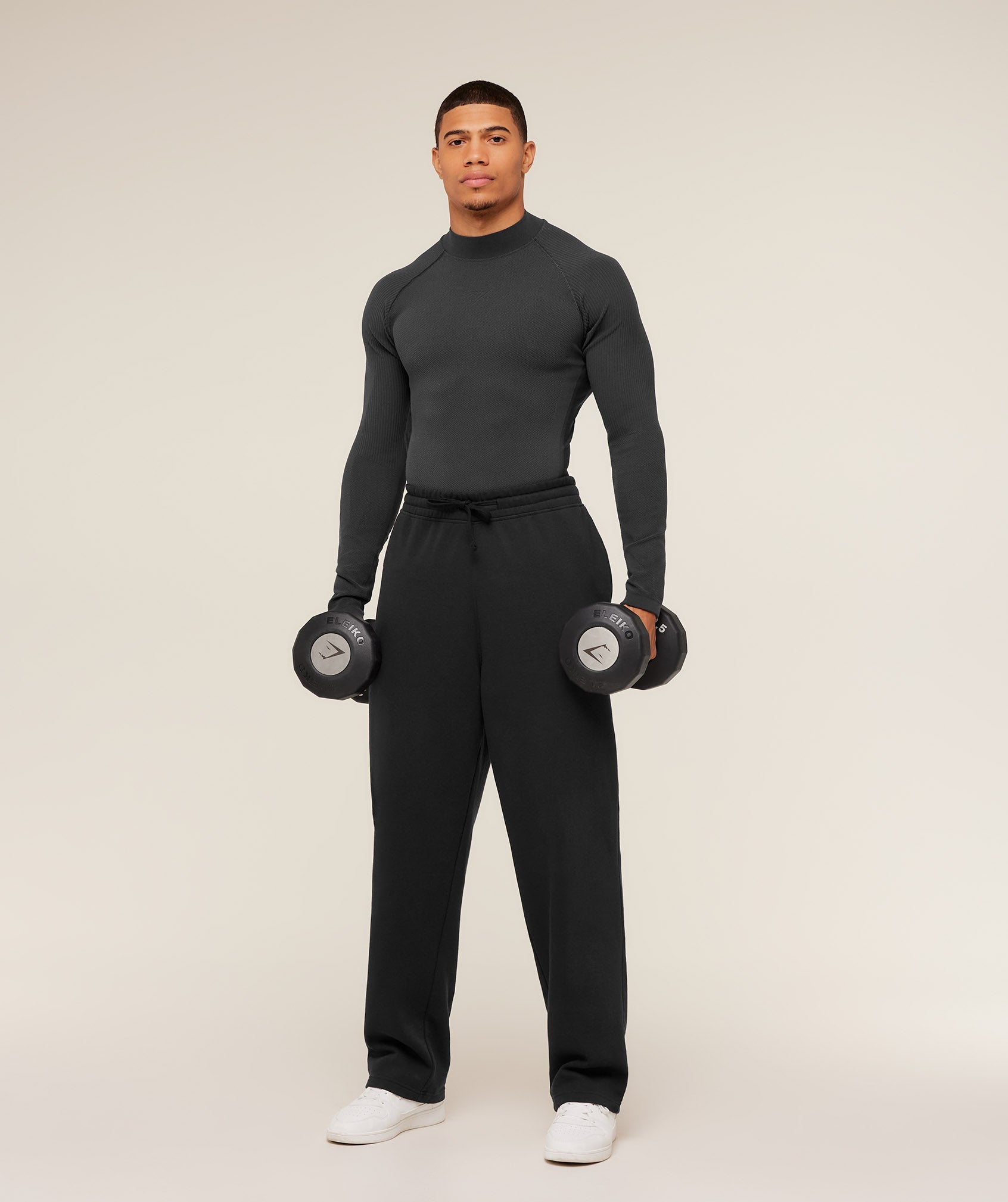 Gymshark Physique Long Sleeve T-Shirt Grey