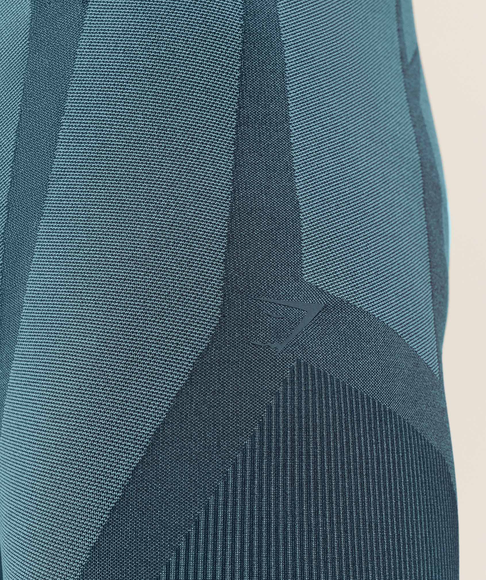Gymshark Seamless Running Half Tight Stealth Blue