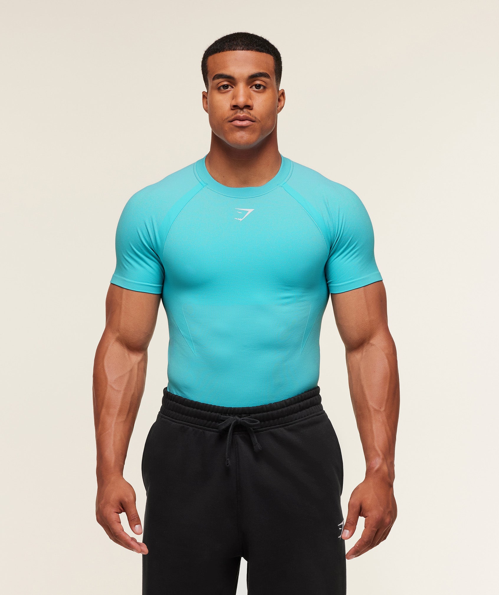 Gymshark Shadow Seamless T Shirt Brand Blue