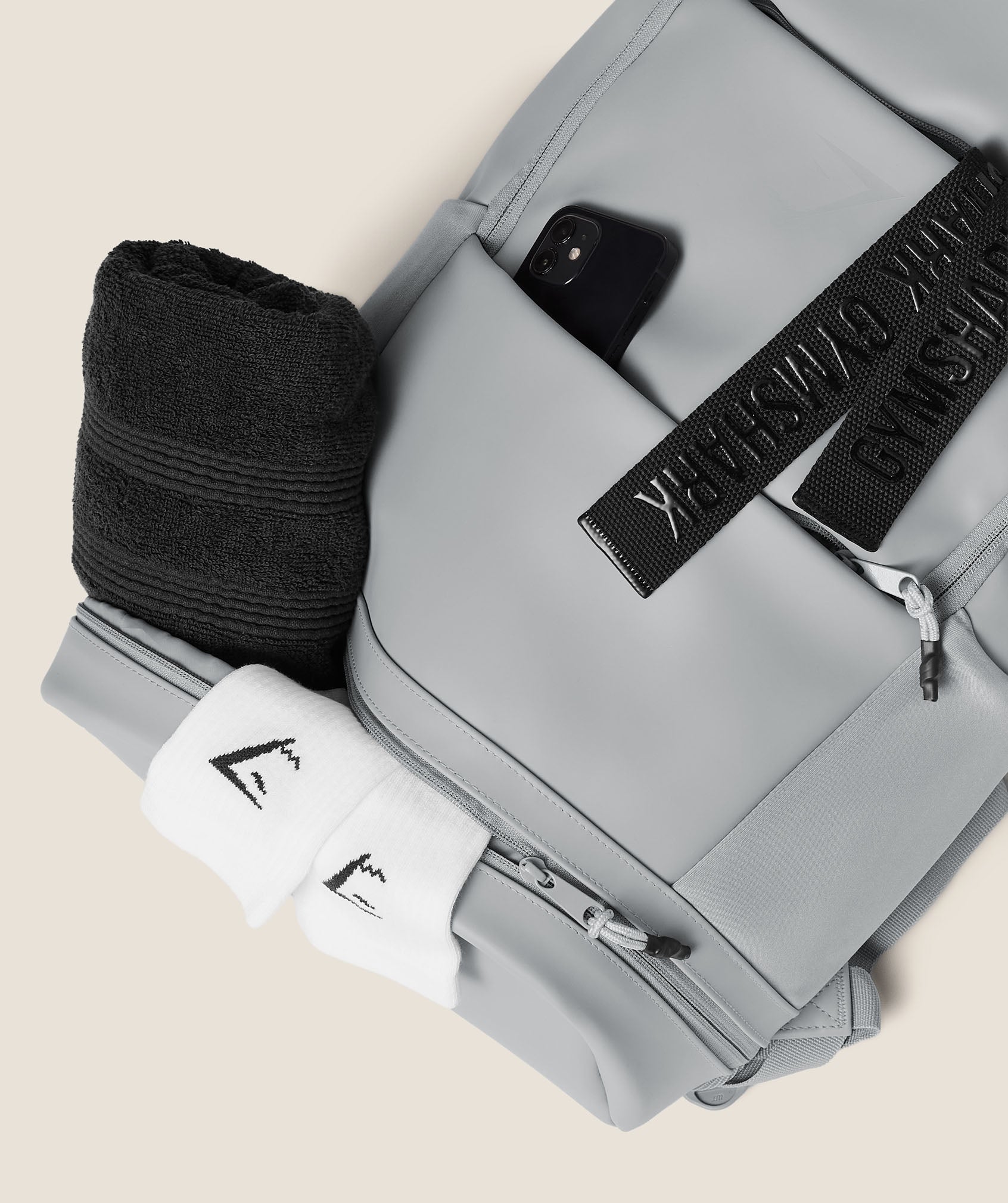 Women's Gymshark Sleek Backpack Denim Grey