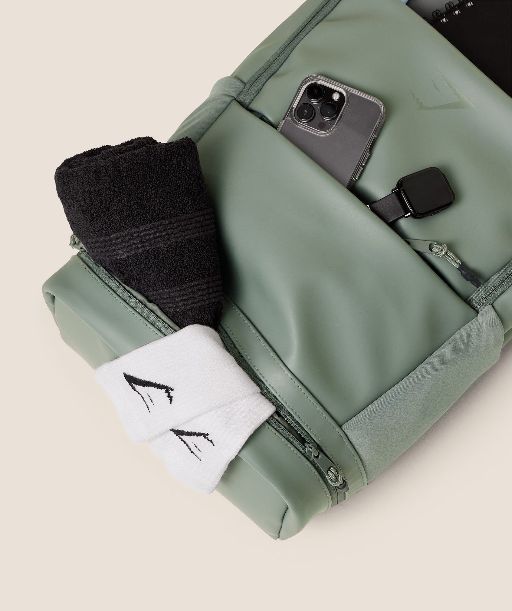 Women's Gymshark Sleek Backpack Unit Green