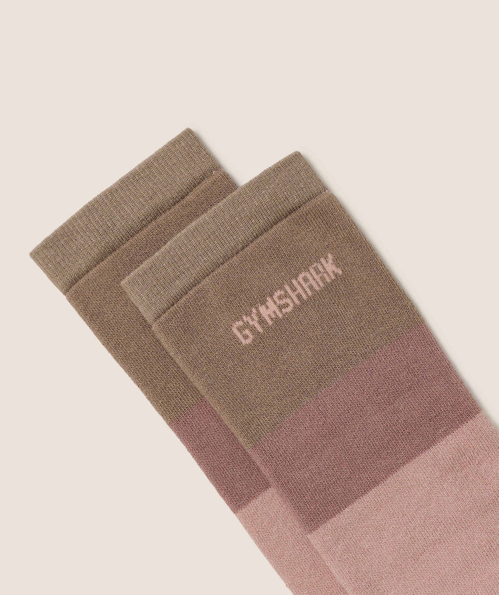 Women's Gymshark Slouch Socks Gs Muted Pink