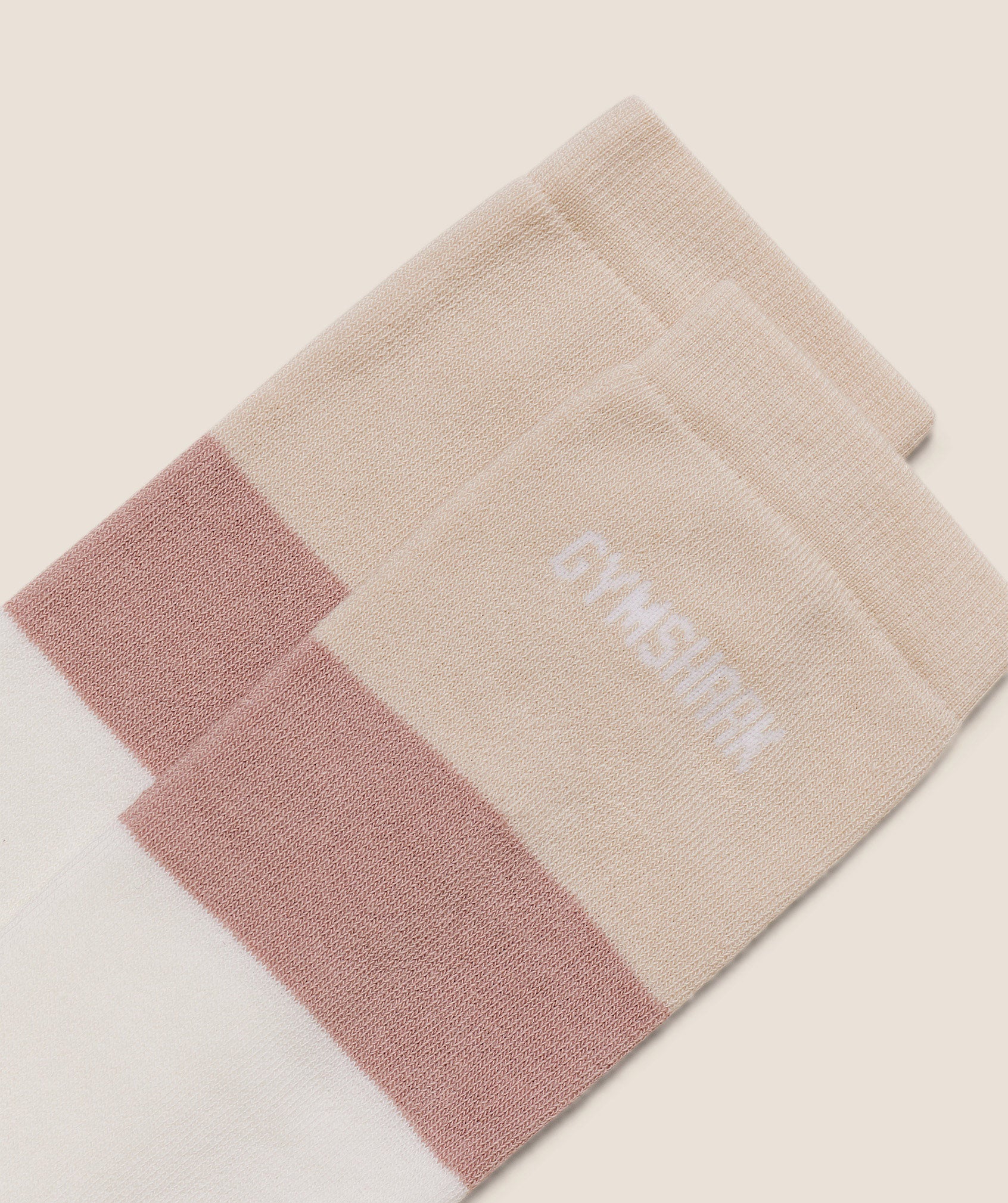 Women's Gymshark Slouch Socks Gs Soft White