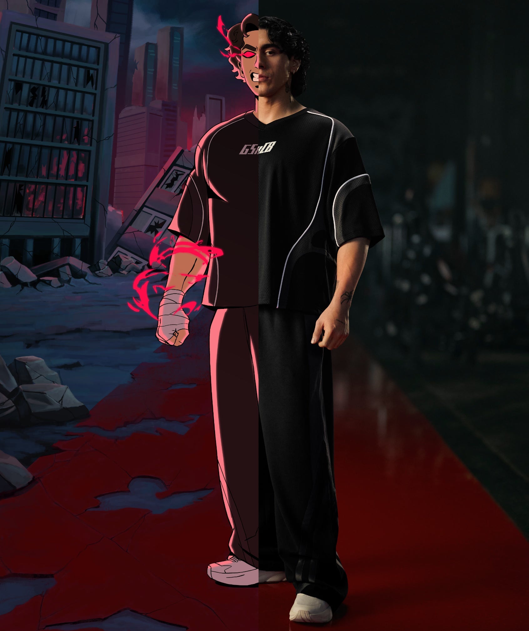 Gymshark Gymshark X Carlos Belcast Track Pant Gs Black