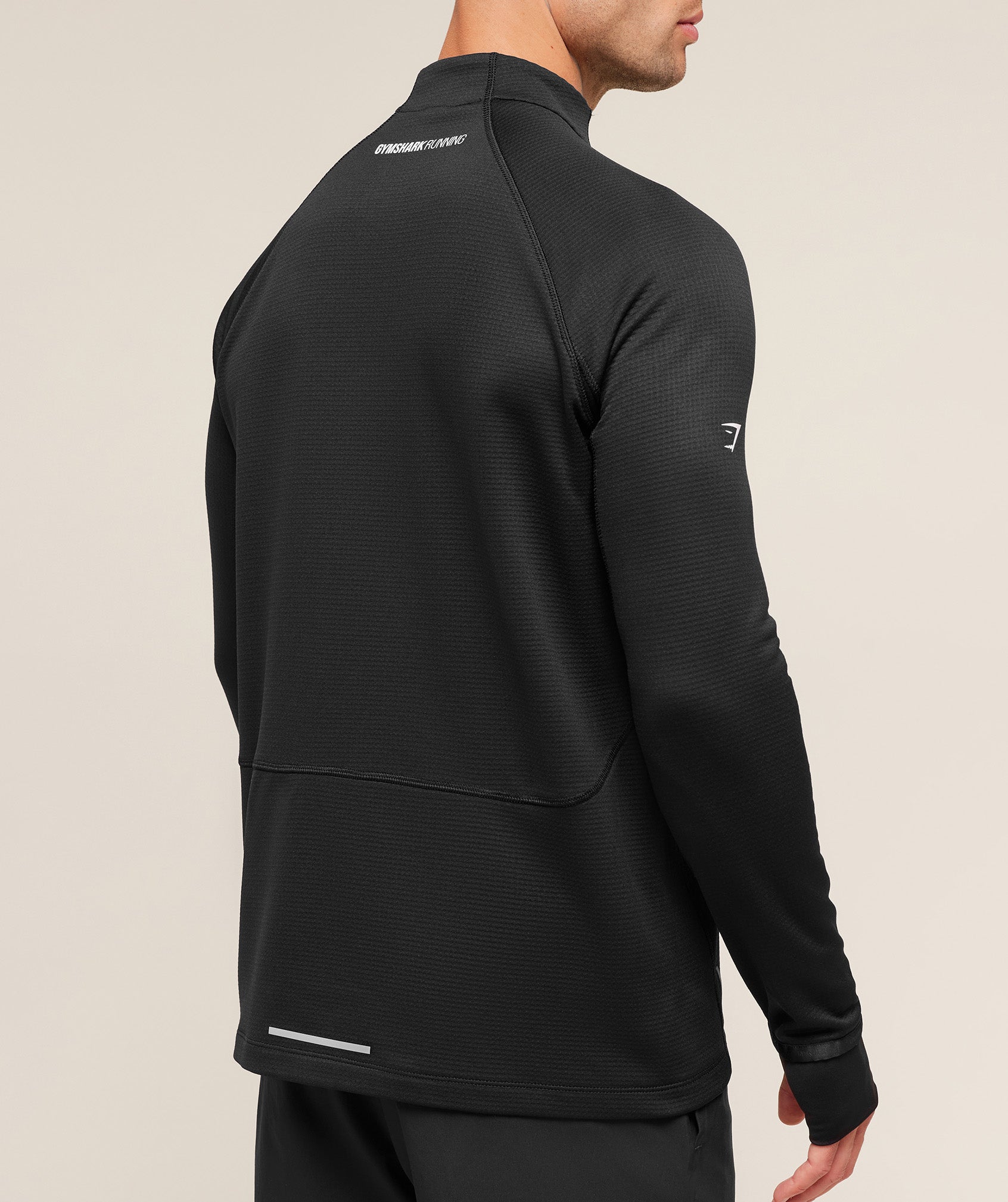 Gymshark Running 1/4 Zip Black
