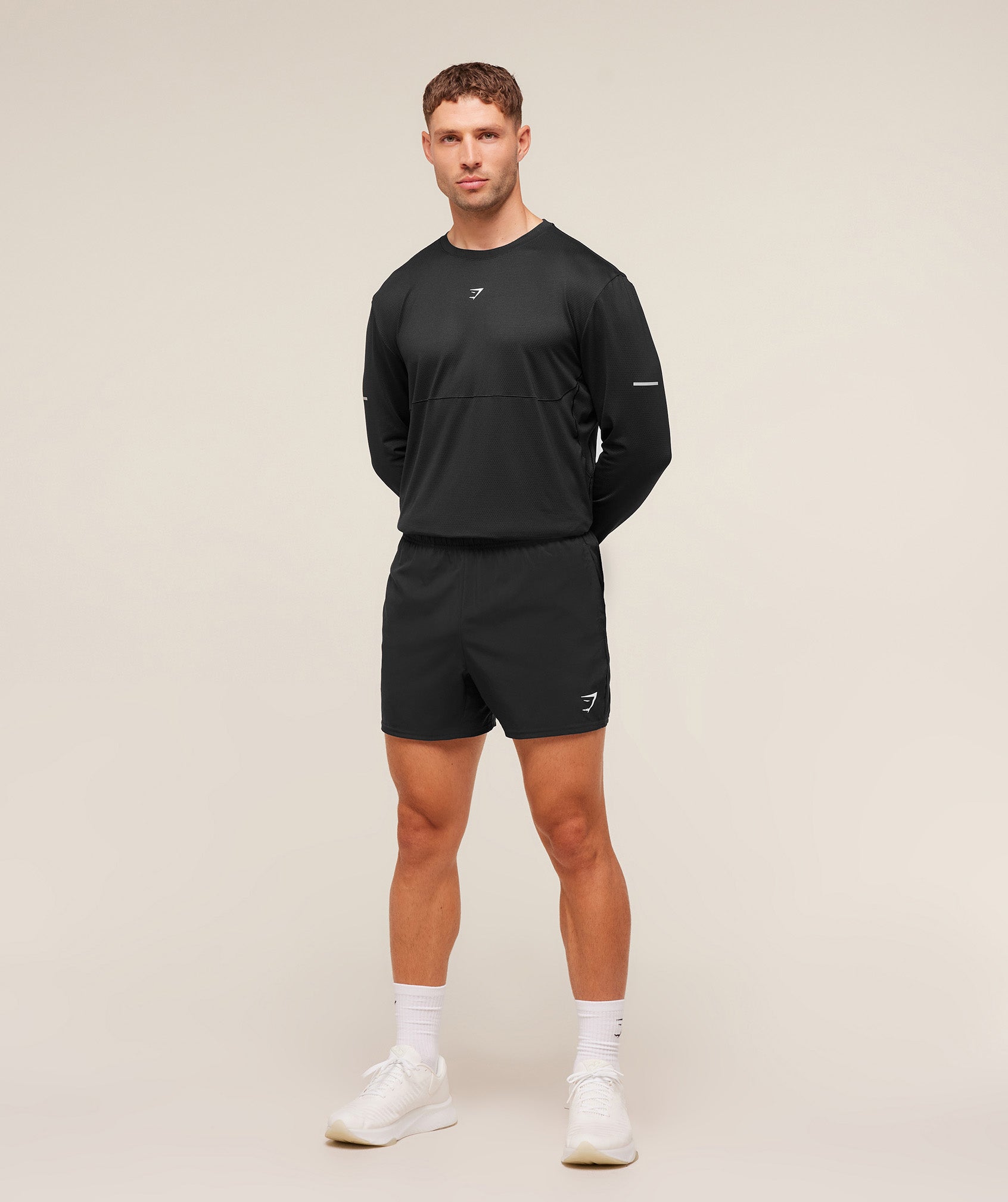 Gymshark Running Long Sleeve T-Shirt Black