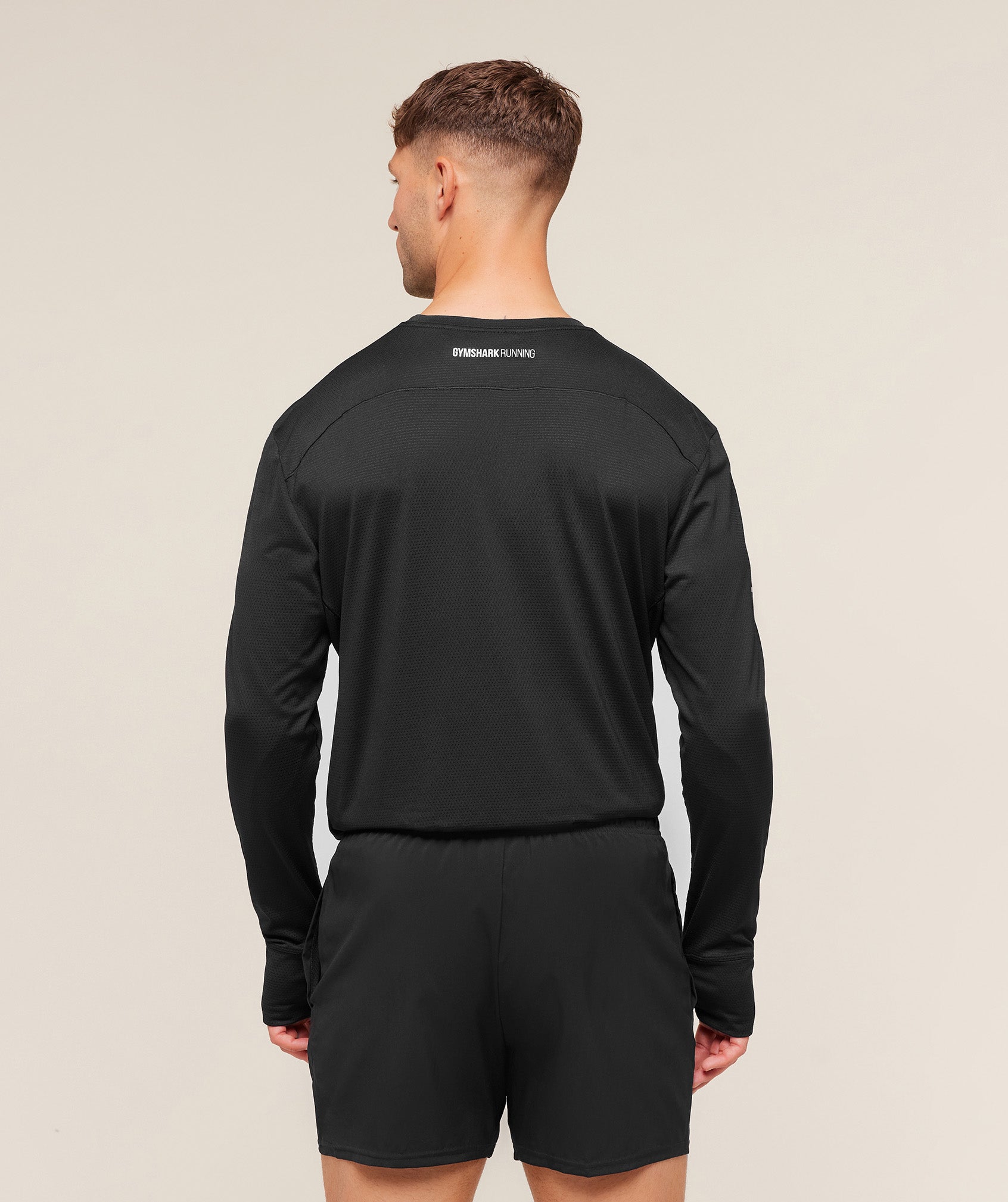 Gymshark Running Long Sleeve T-Shirt Black