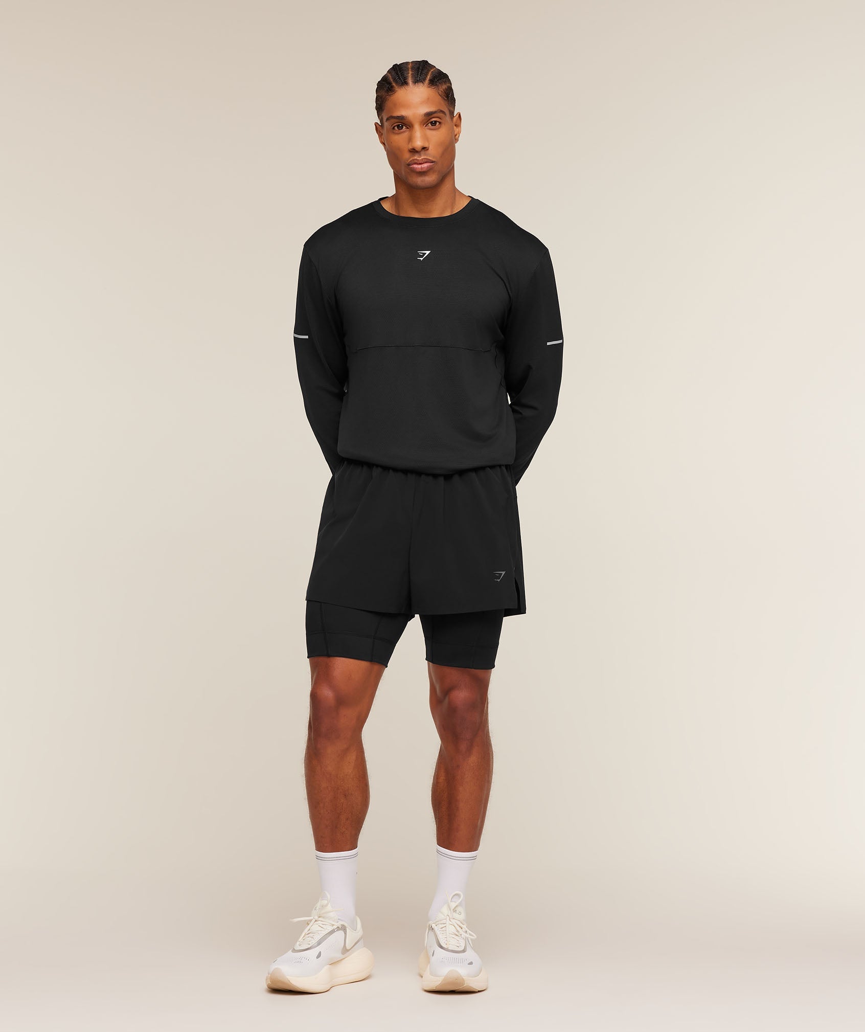 Gymshark Running Long Sleeve T-Shirt Black