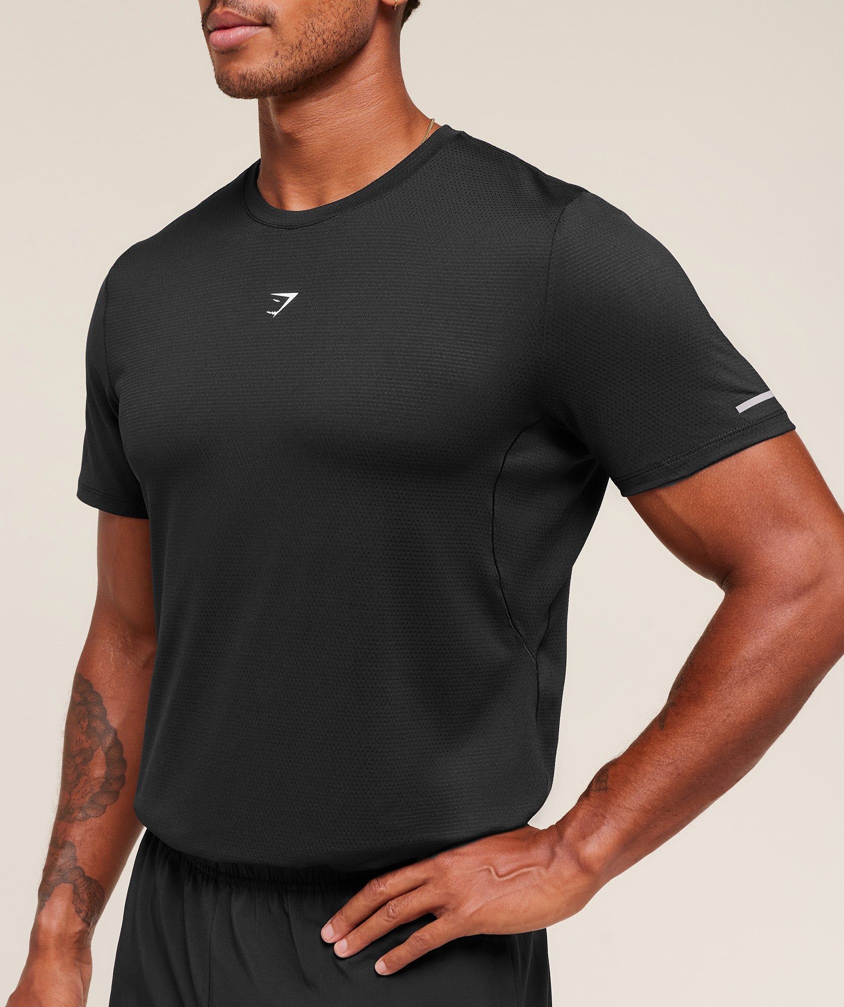 Gymshark Running T-Shirt Black