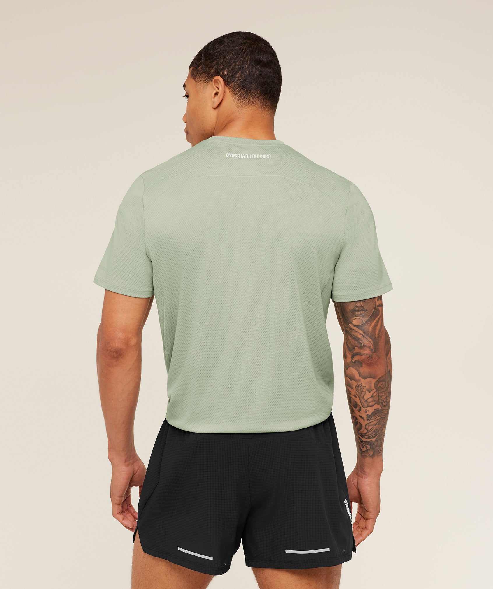 Gymshark Running T-Shirt Gs Haze Green