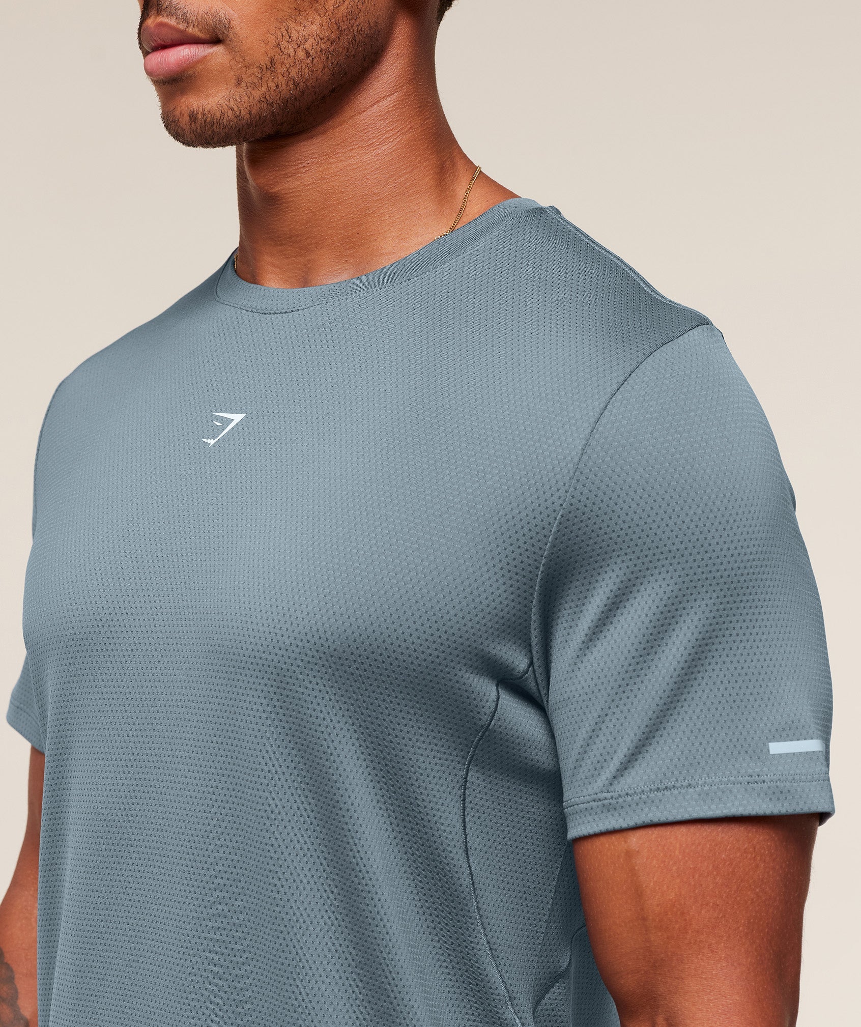 Gymshark Running T-Shirt Iron Blue
