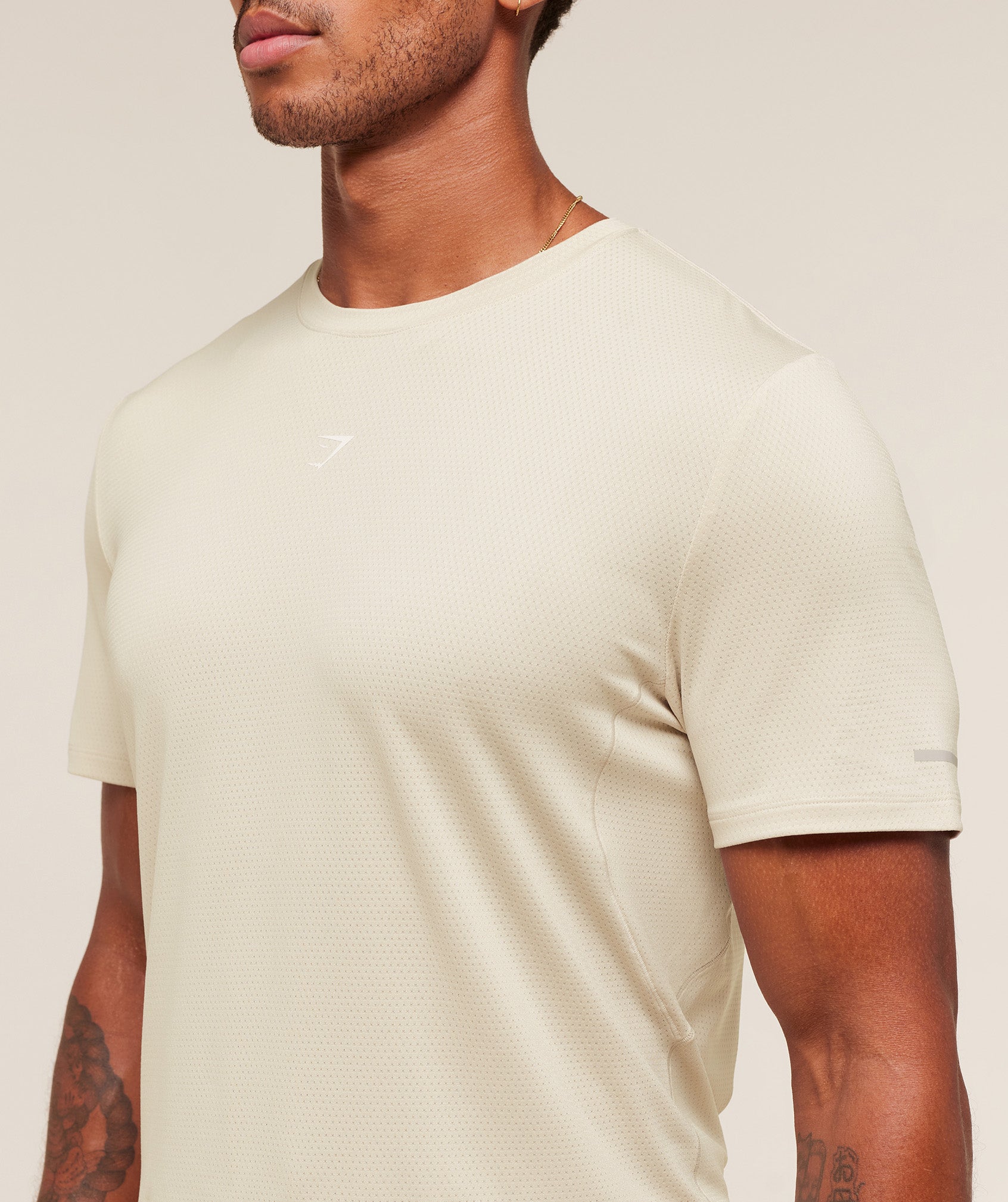 Gymshark Running T-Shirt Pebble Grey