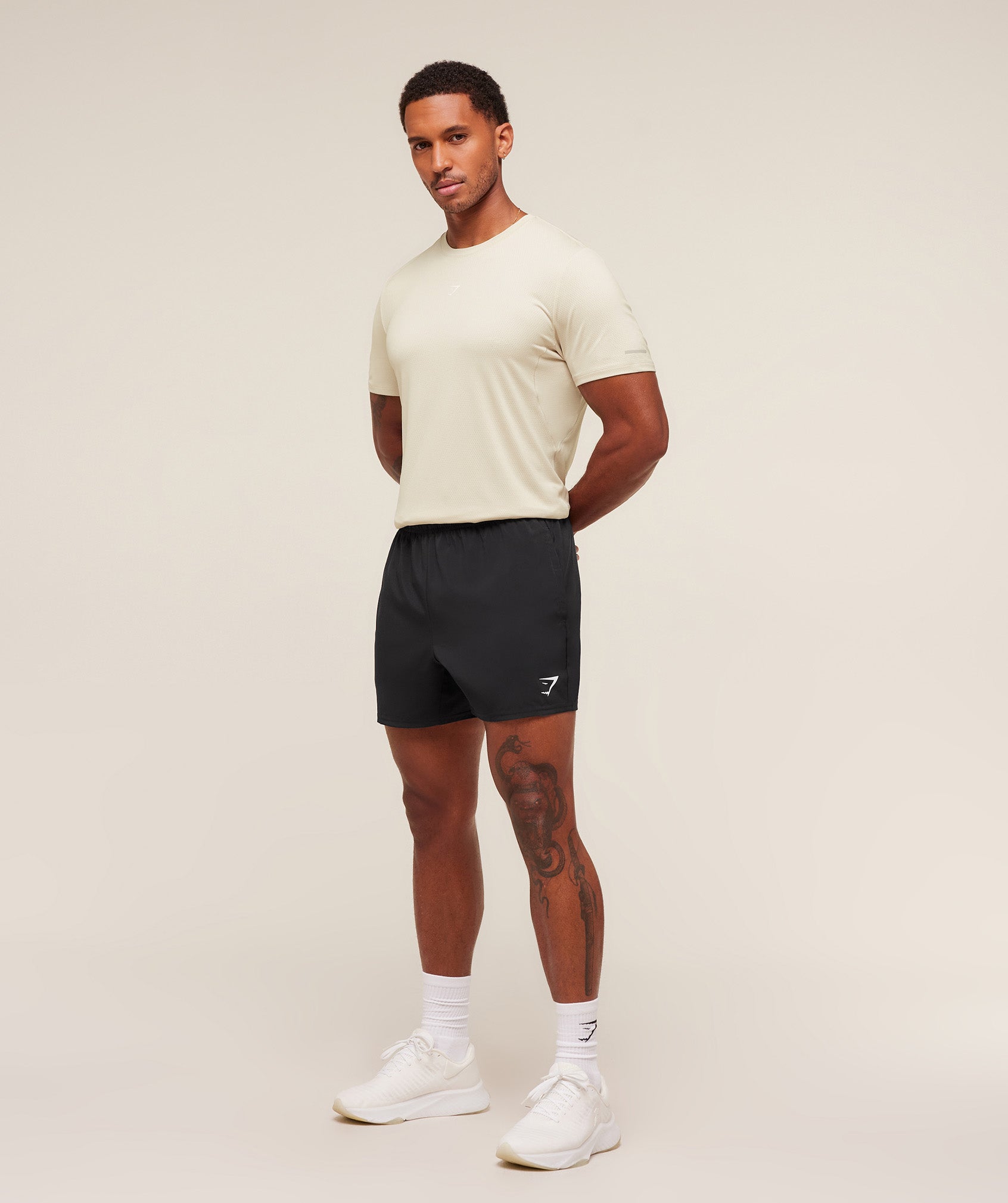 Gymshark Running T-Shirt Pebble Grey