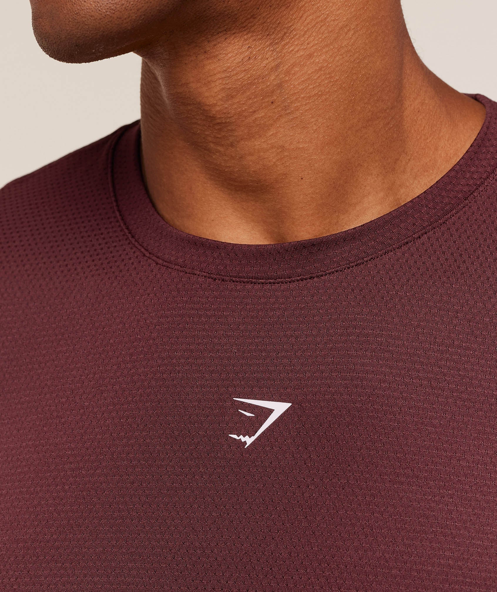 Gymshark Running T-Shirt Rich Maroon