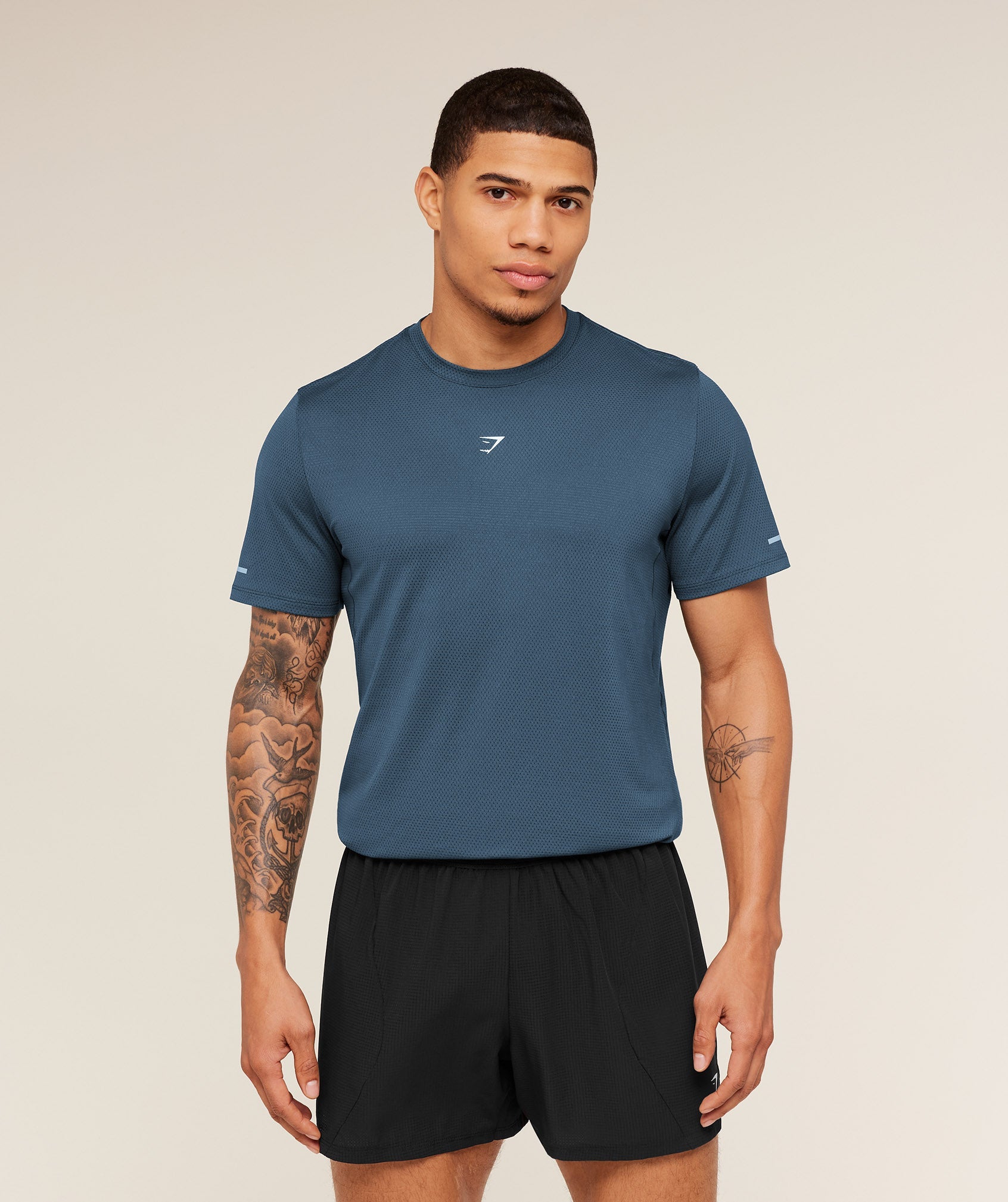 Gymshark Running T-Shirt Gs Stealth Blue
