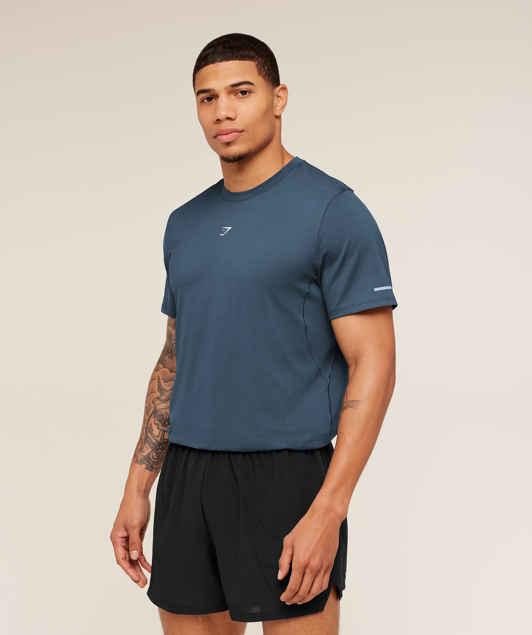 Gymshark Running T-Shirt Gs Stealth Blue