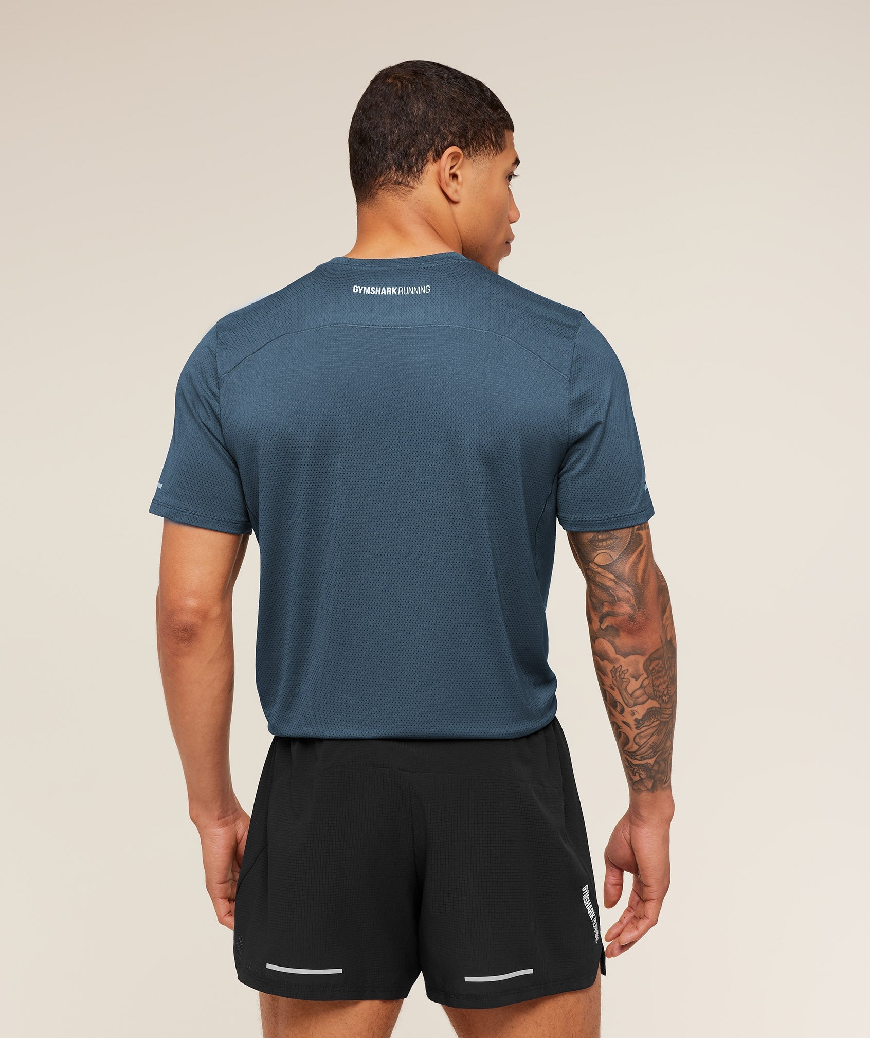 Gymshark Running T-Shirt Gs Stealth Blue