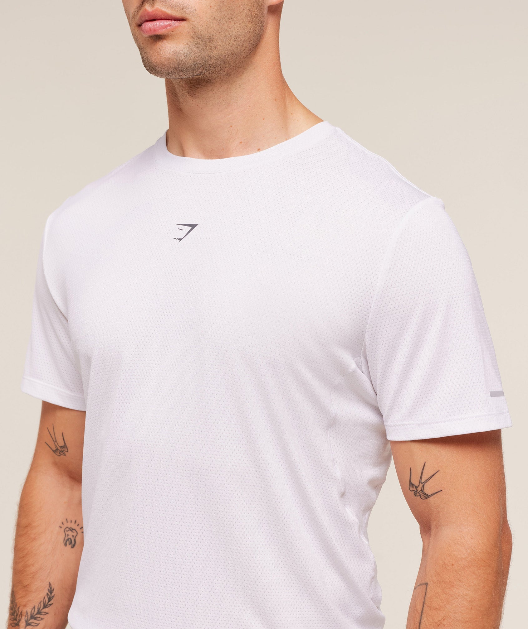 Gymshark Running T-Shirt White