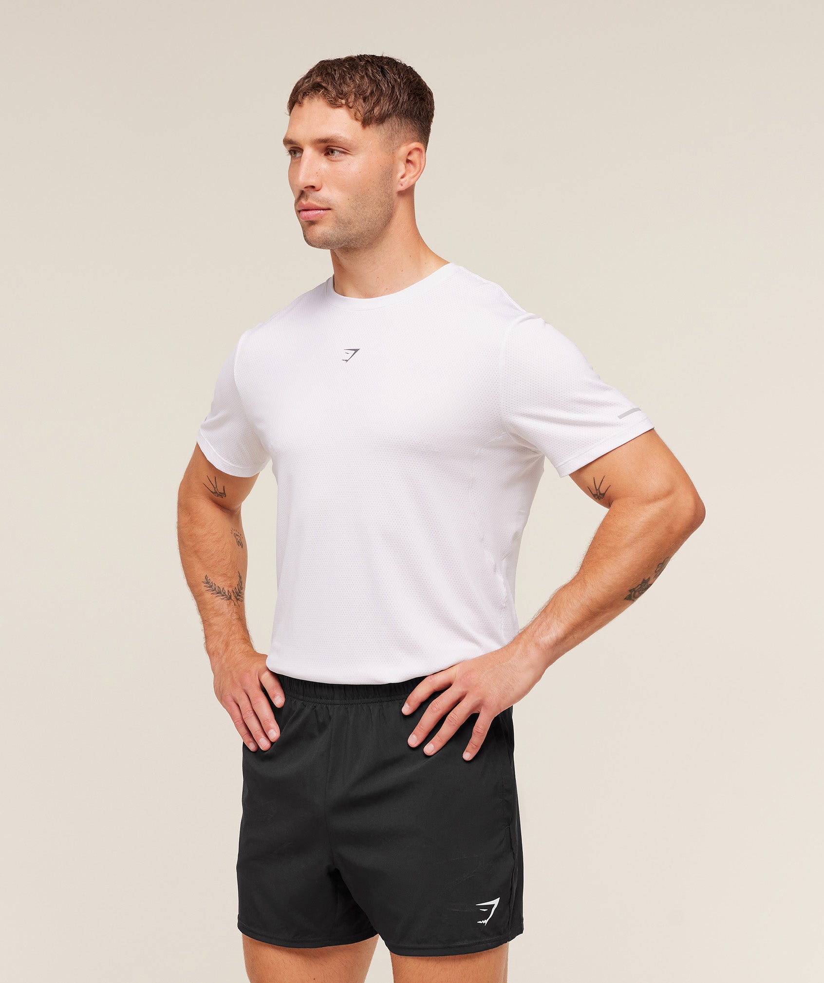 Gymshark Running T-Shirt White