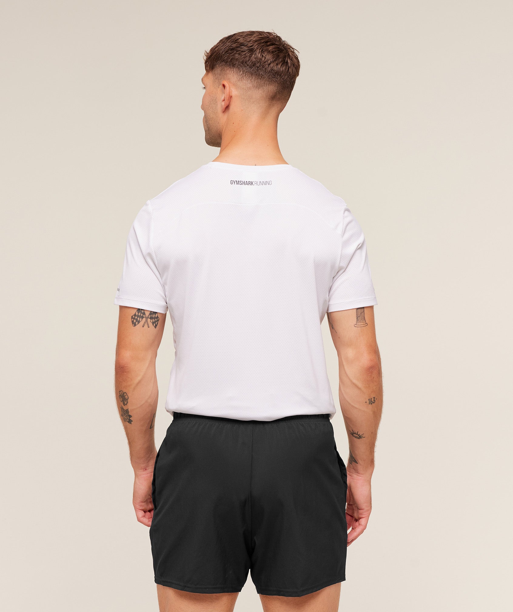 Gymshark Running T-Shirt White
