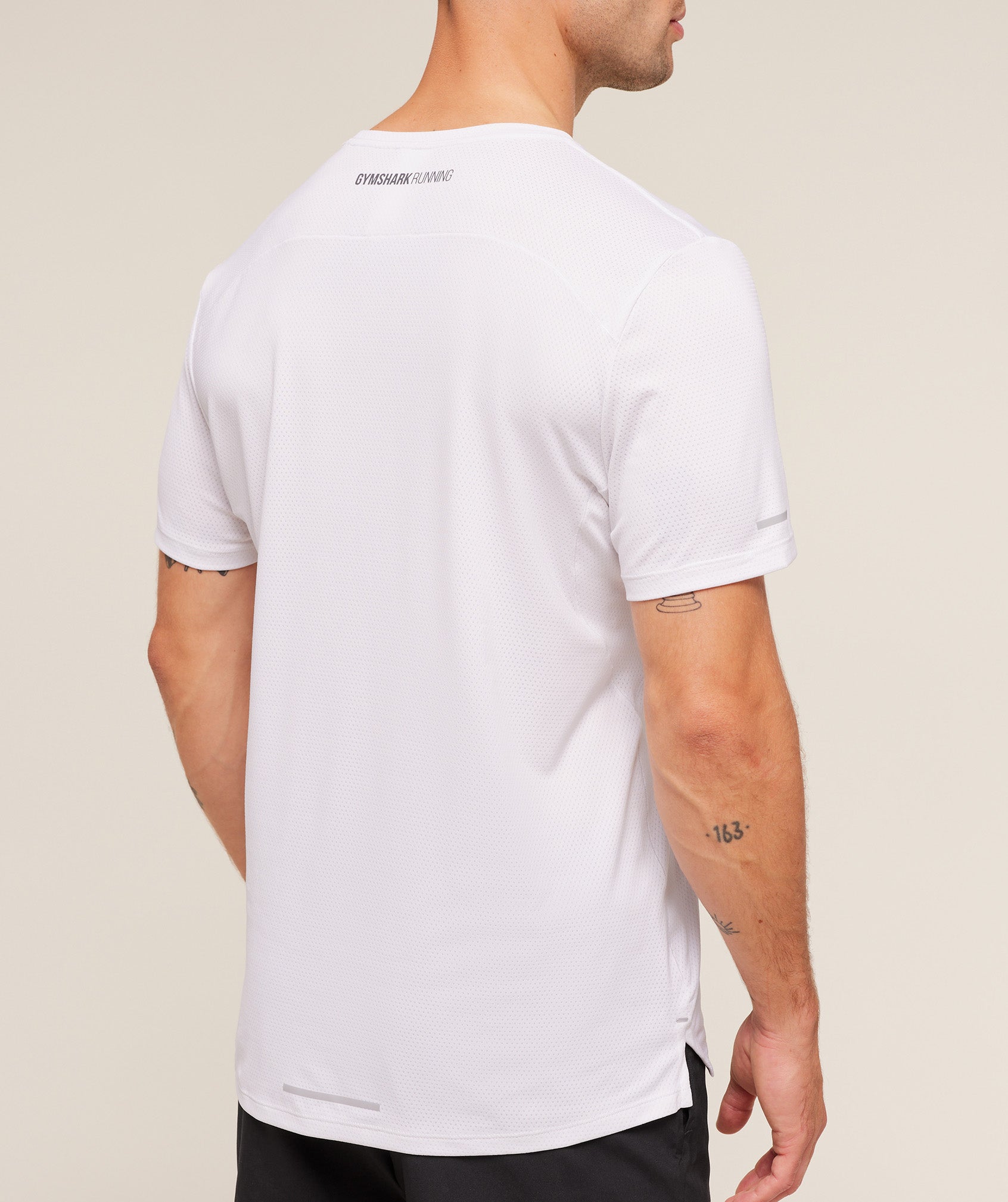 Gymshark Running T-Shirt White