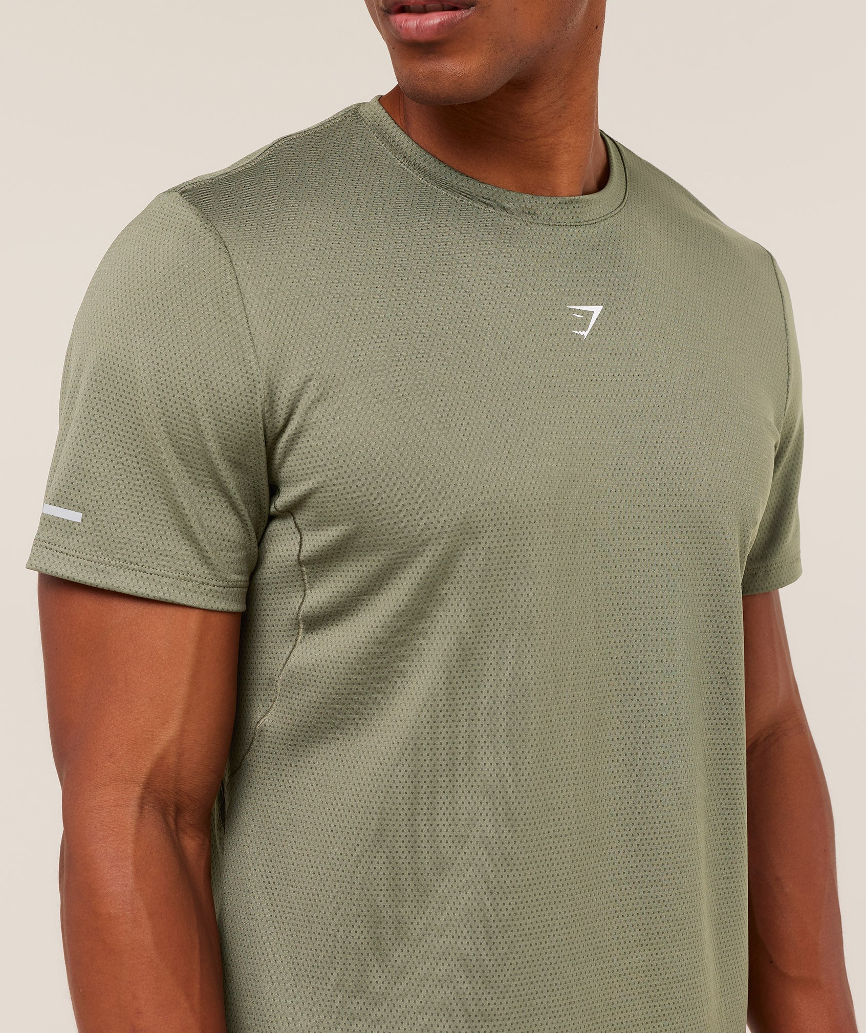 Gymshark Running T-Shirt Base Green