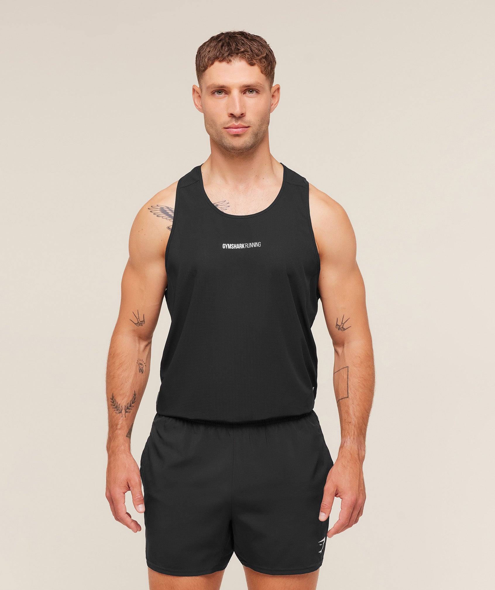 Gymshark Running Tank Black