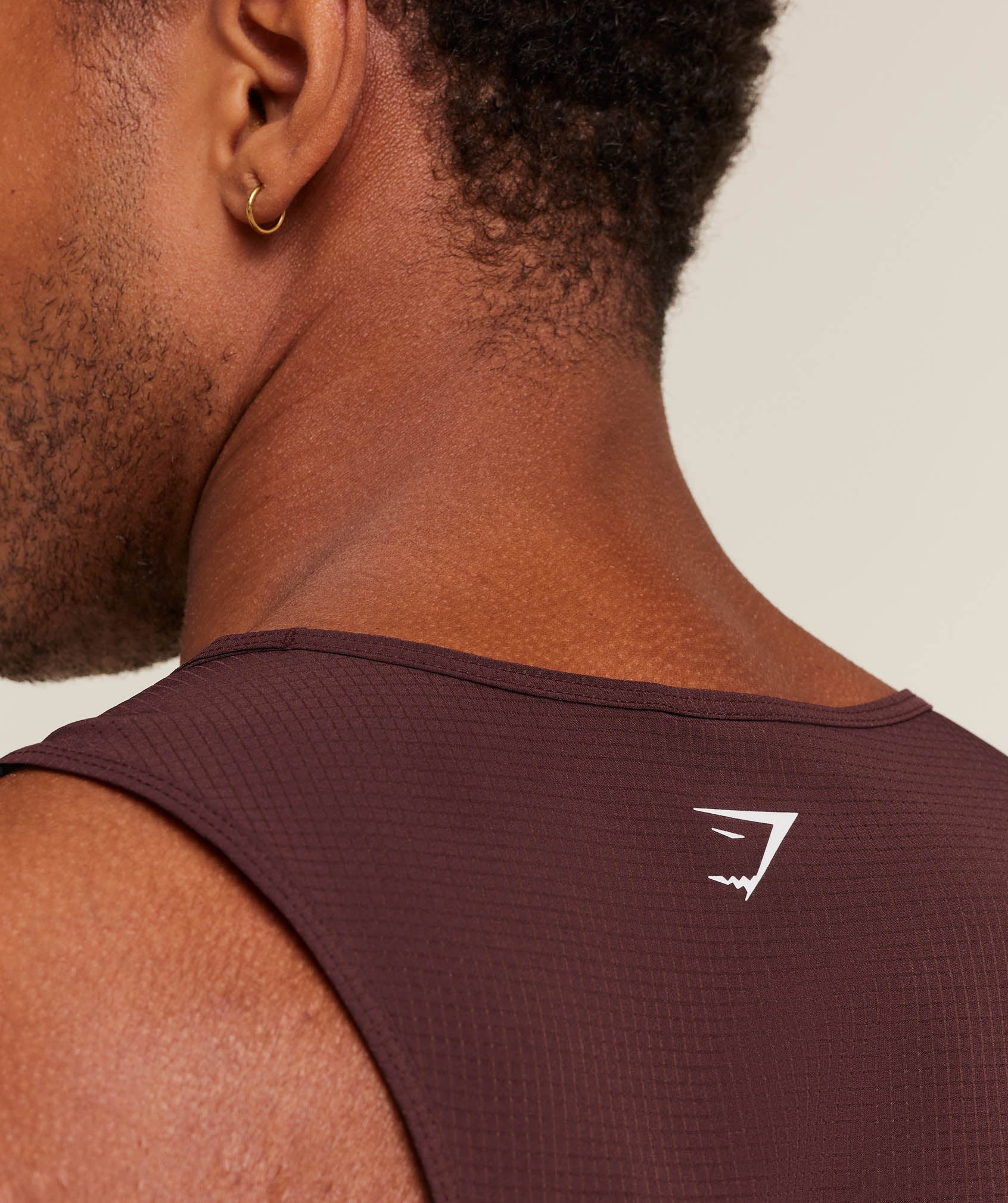 Gymshark Running Tank Rich Maroon