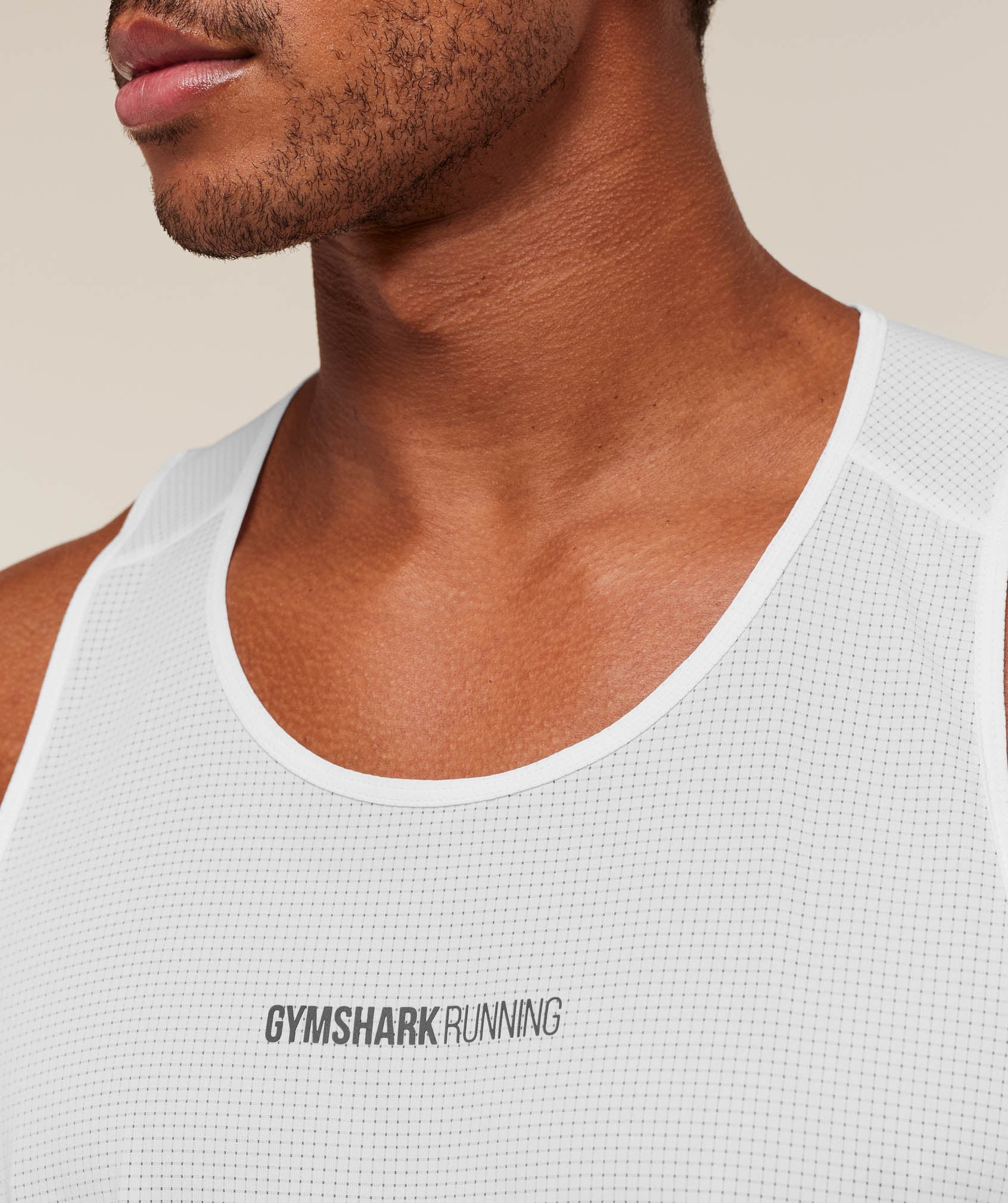 Gymshark Running Tank White