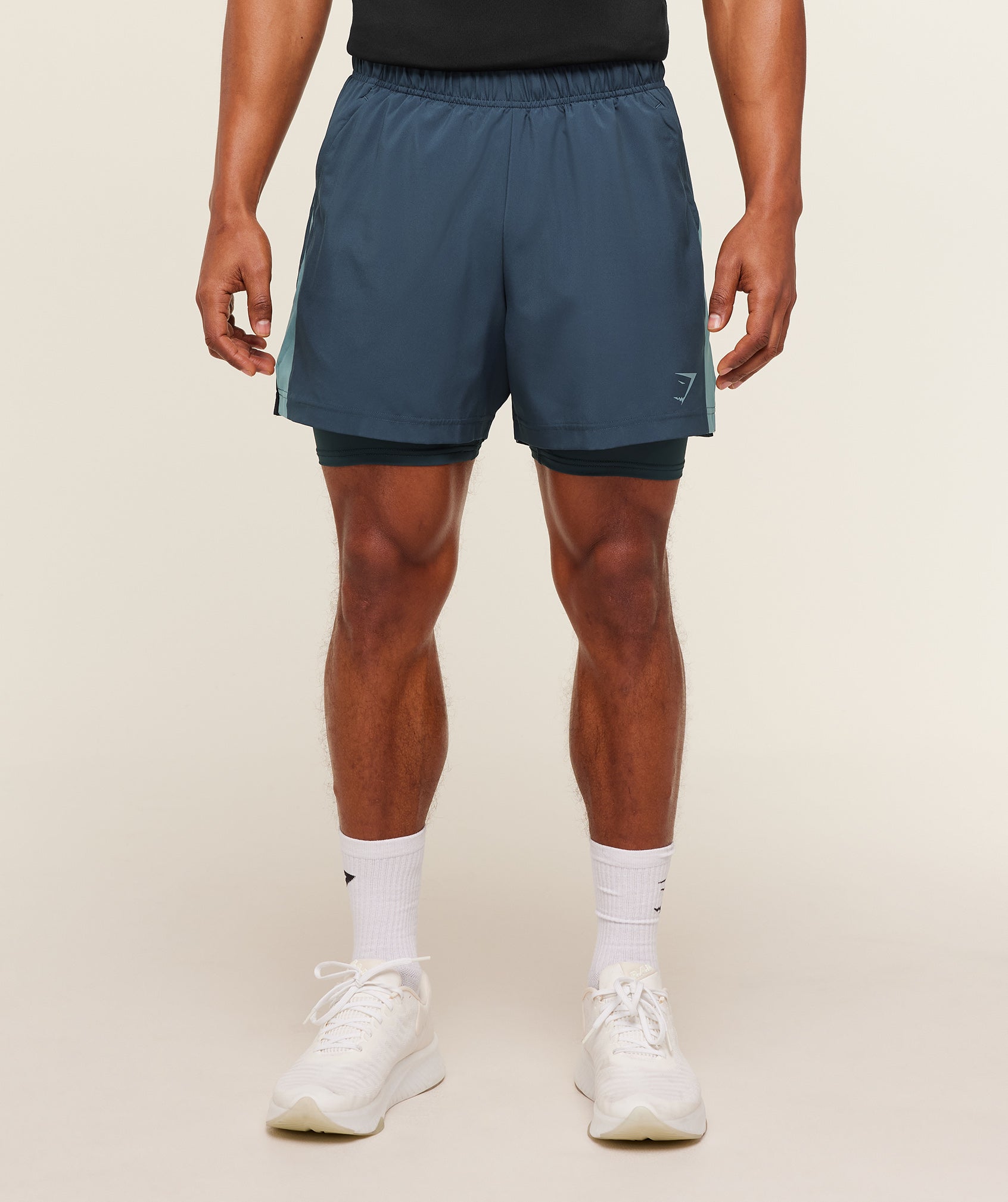 Gymshark Sport 5" 2 In 1 Shorts Stealth Blue