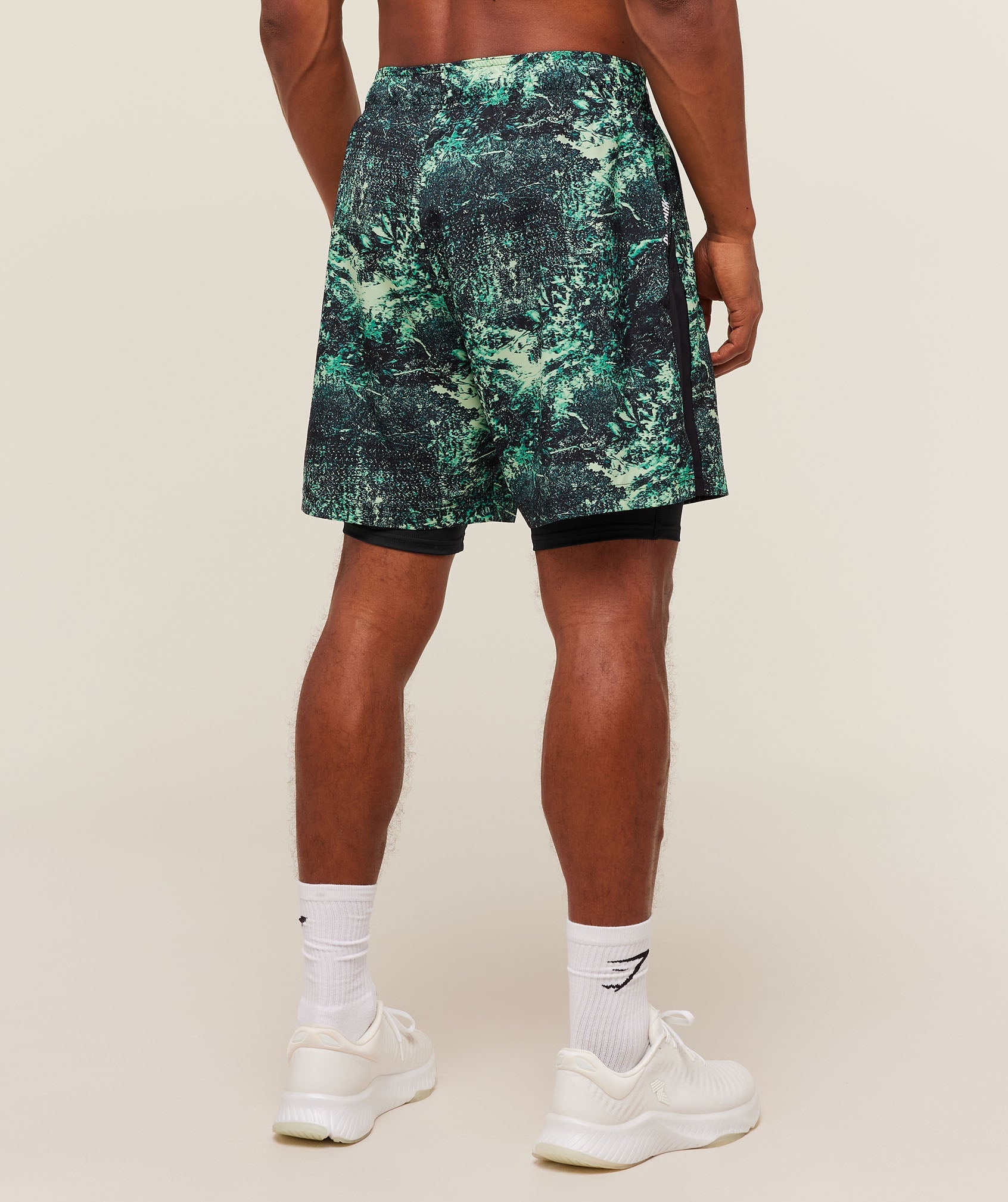Gymshark Sport 7" 2 In 1 Shorts Active Green