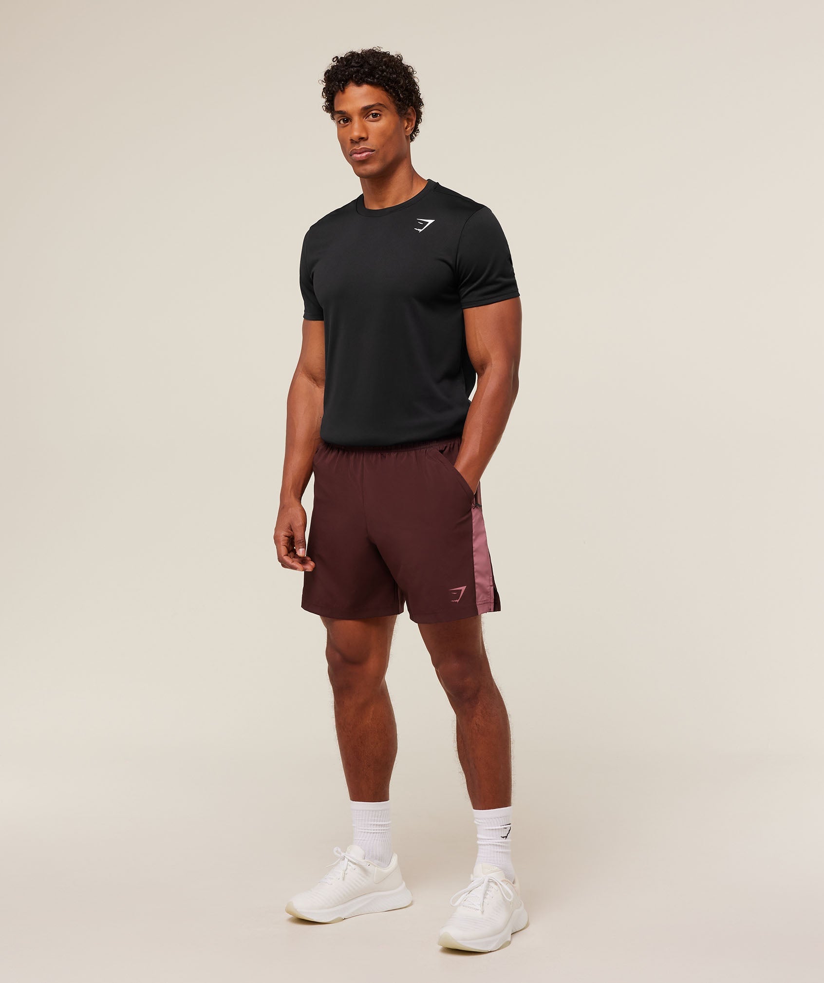 Gymshark Sport 7" Shorts Rich Maroon