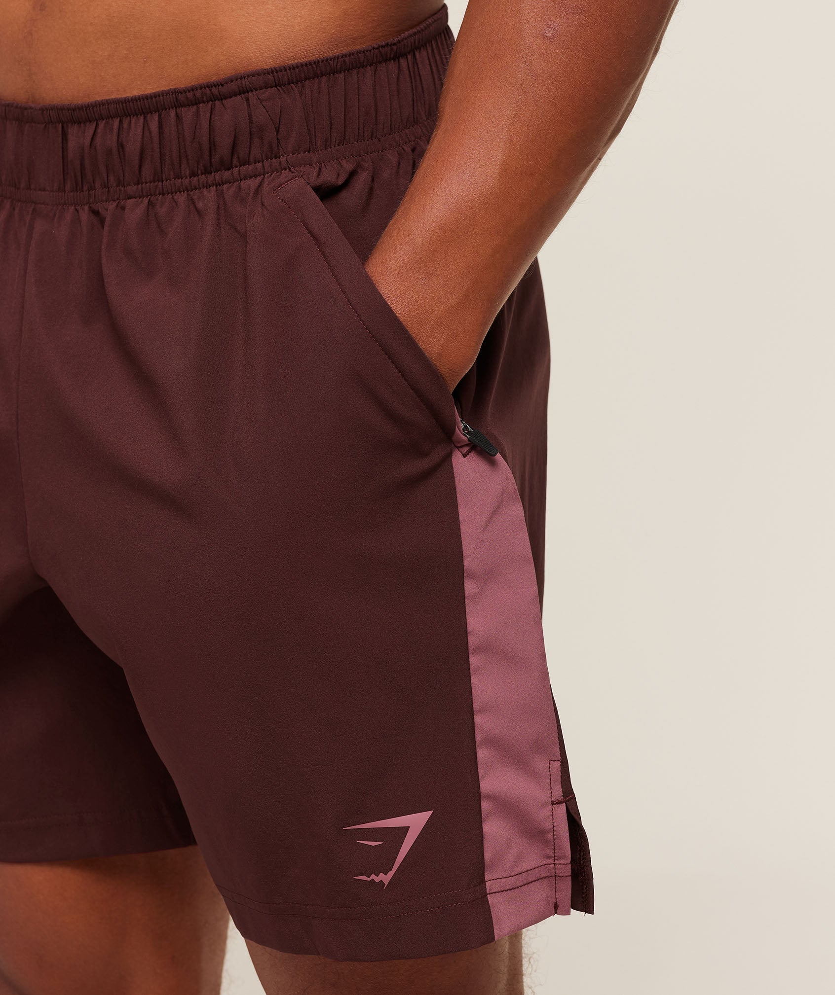 Gymshark Sport 7" Shorts Rich Maroon