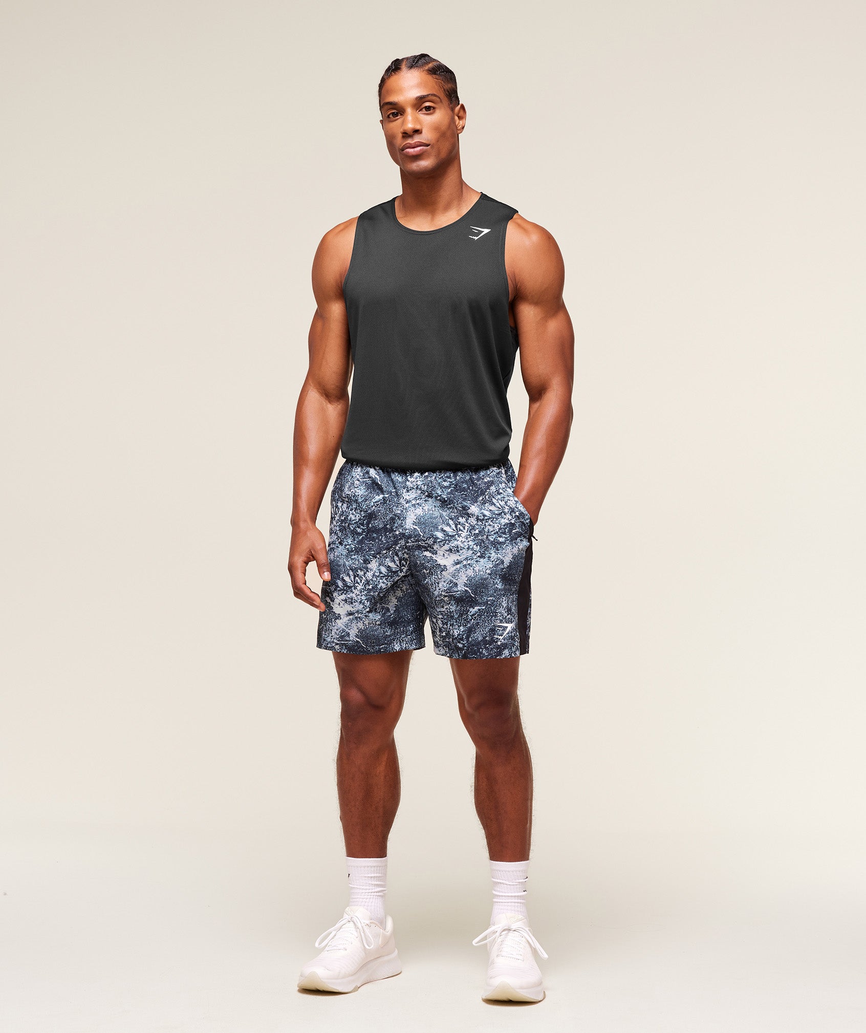 Gymshark Sport 7" Shorts Smoke Blue