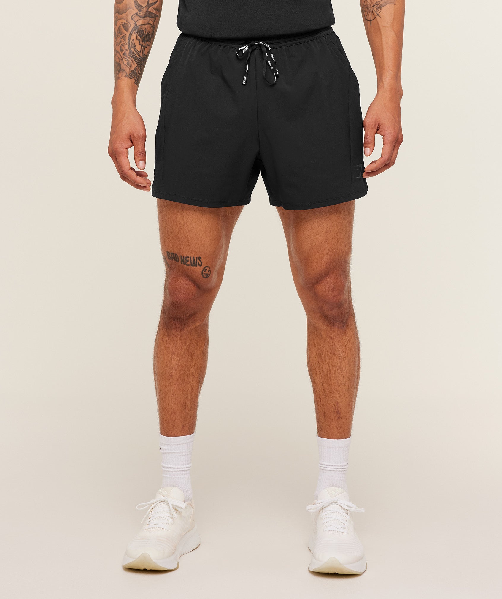 Gymshark Weekend 5" Shorts Gs Black