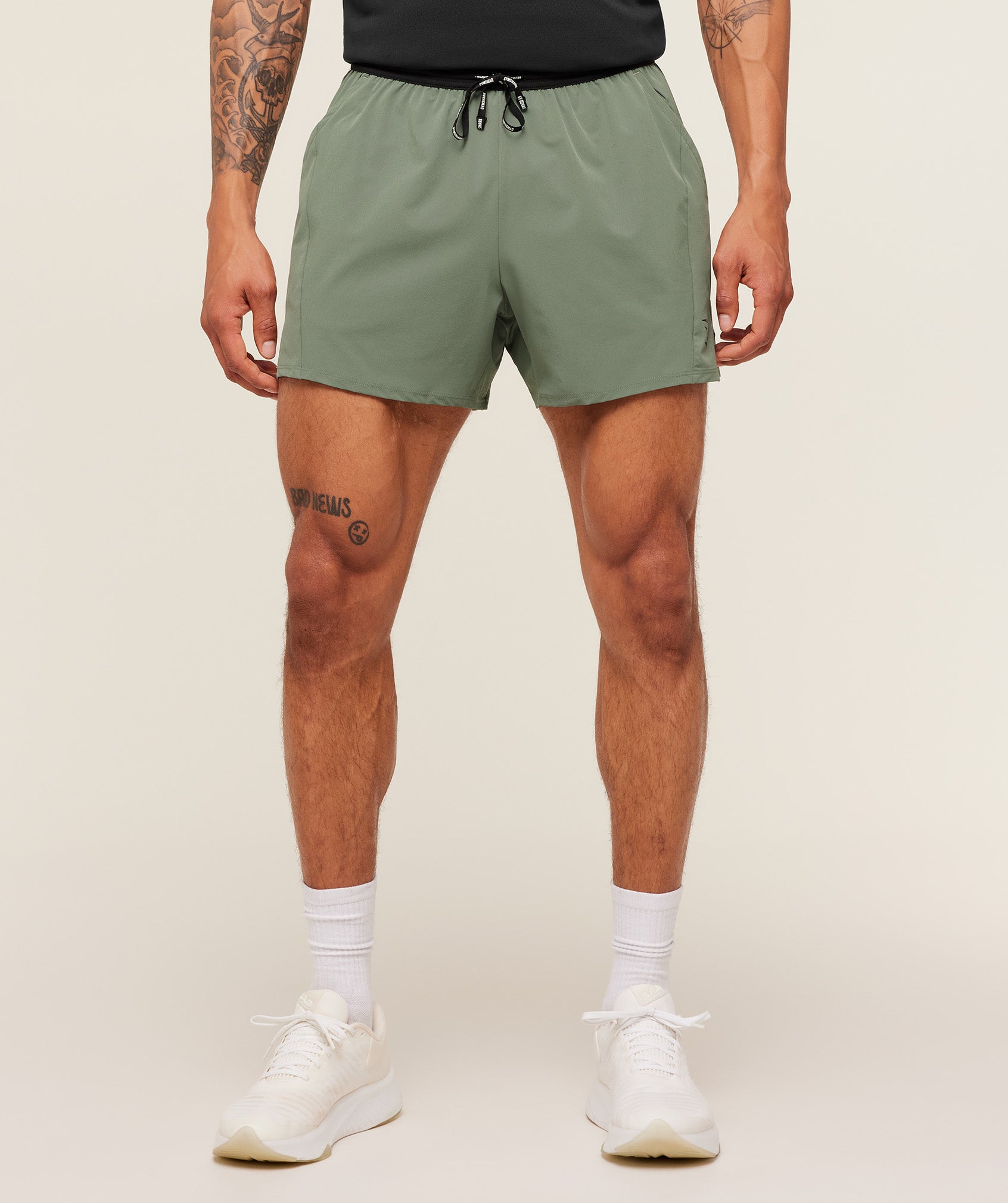 Gymshark Weekend 5" Shorts Gs Unit Green