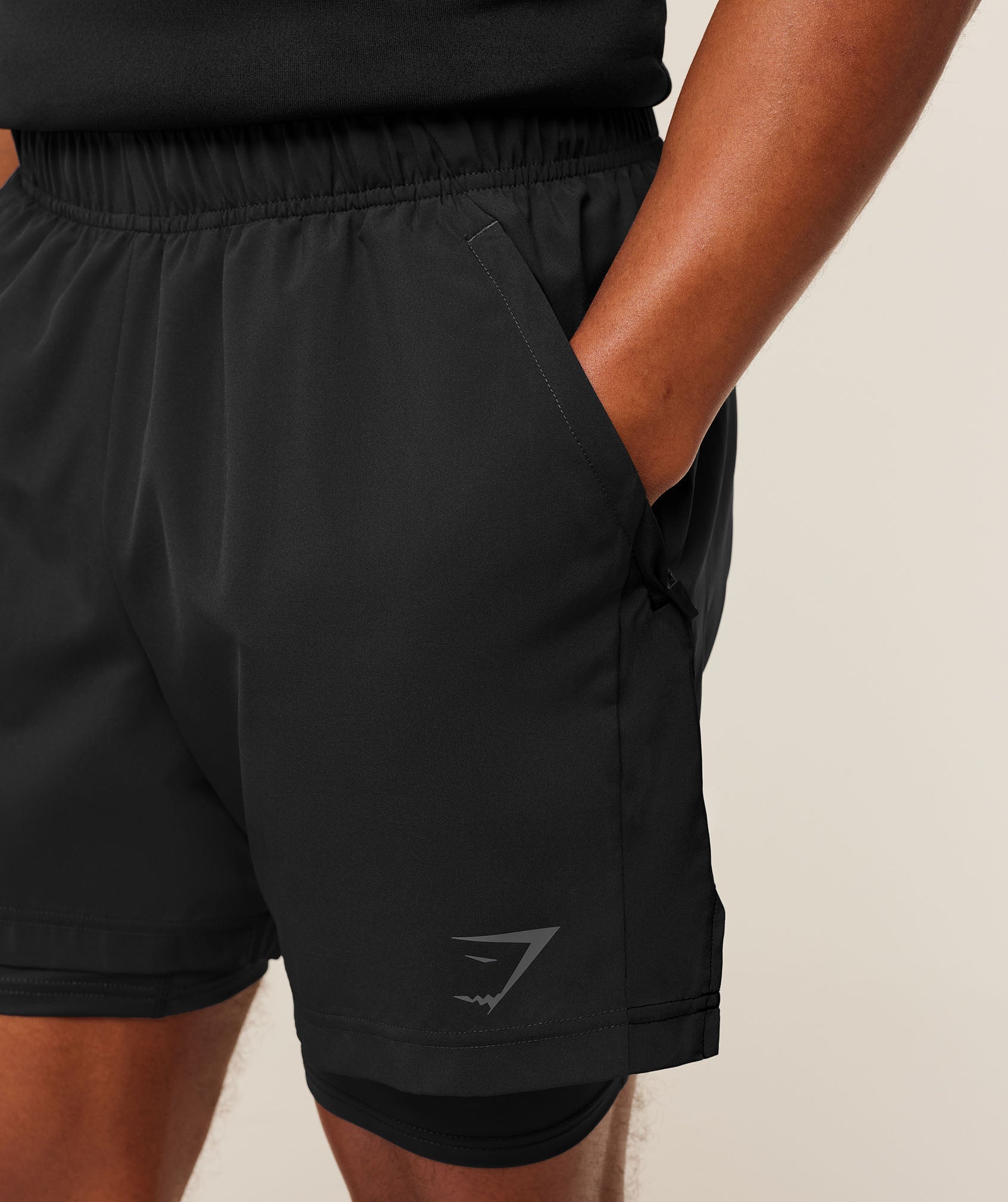 Gymshark Sport 5" 2 In 1 Shorts Black