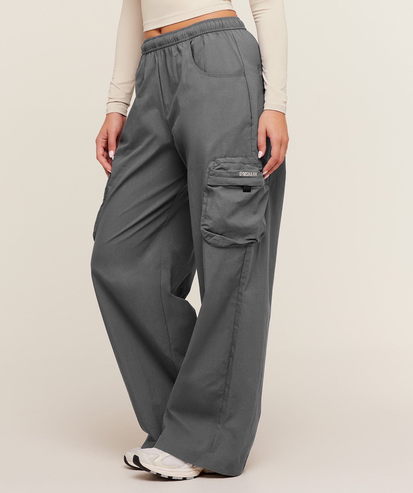 Women's Gymshark Cargo Pants Dark Grey