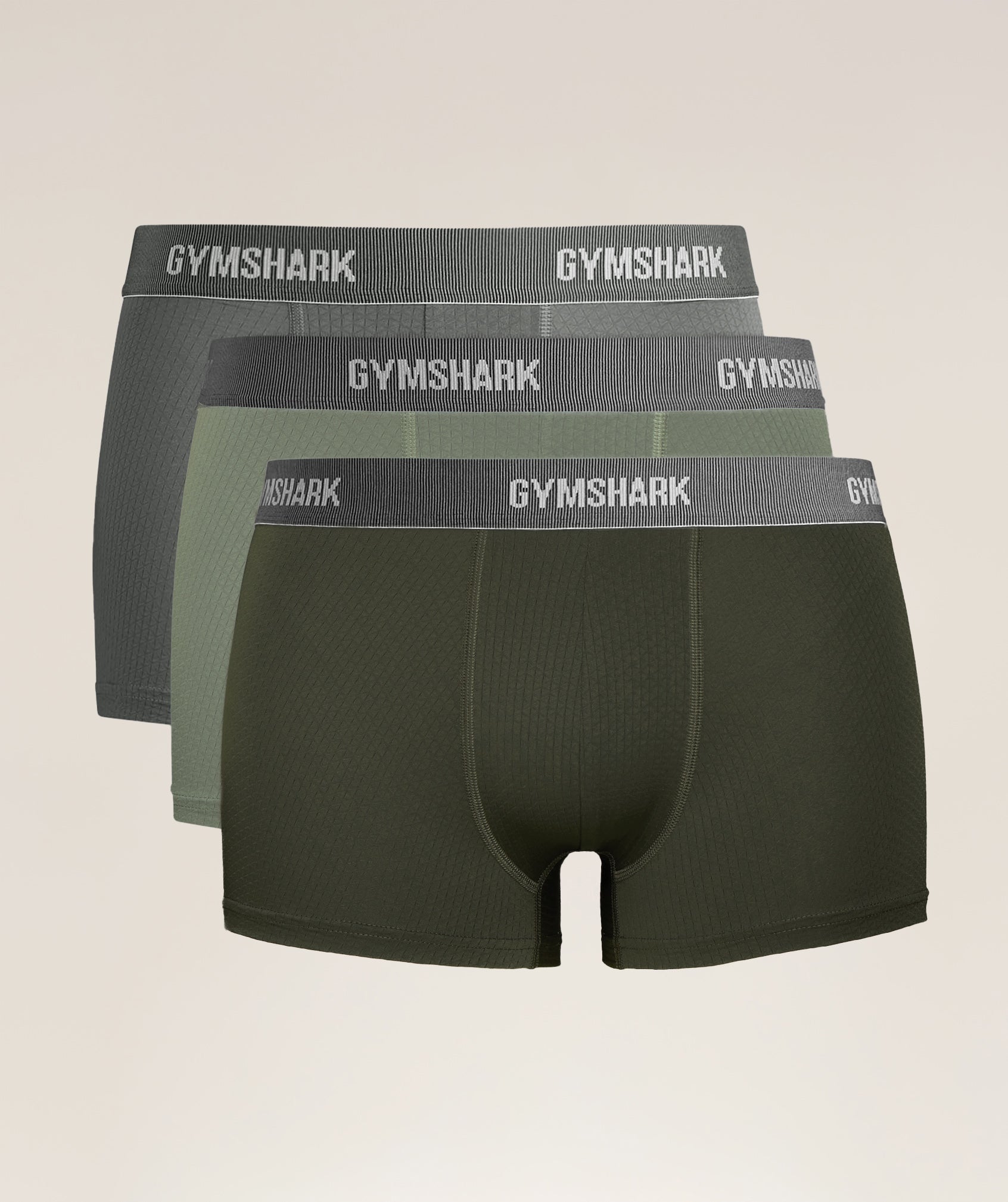 Gymshark Sports Tech Boxer 3Pk Medium Grey