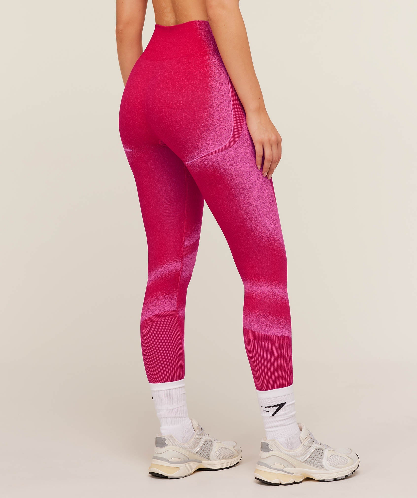 Women's Gymshark Charge Seamless Leggings Gs Build Pink