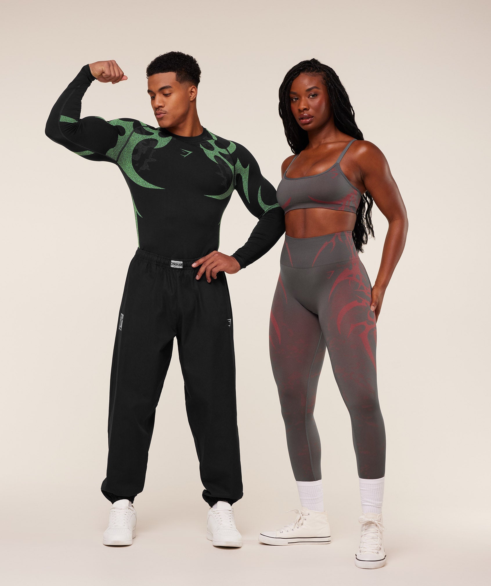 Women's Gymshark Storm Seamless Leggings Gs Dark Grey