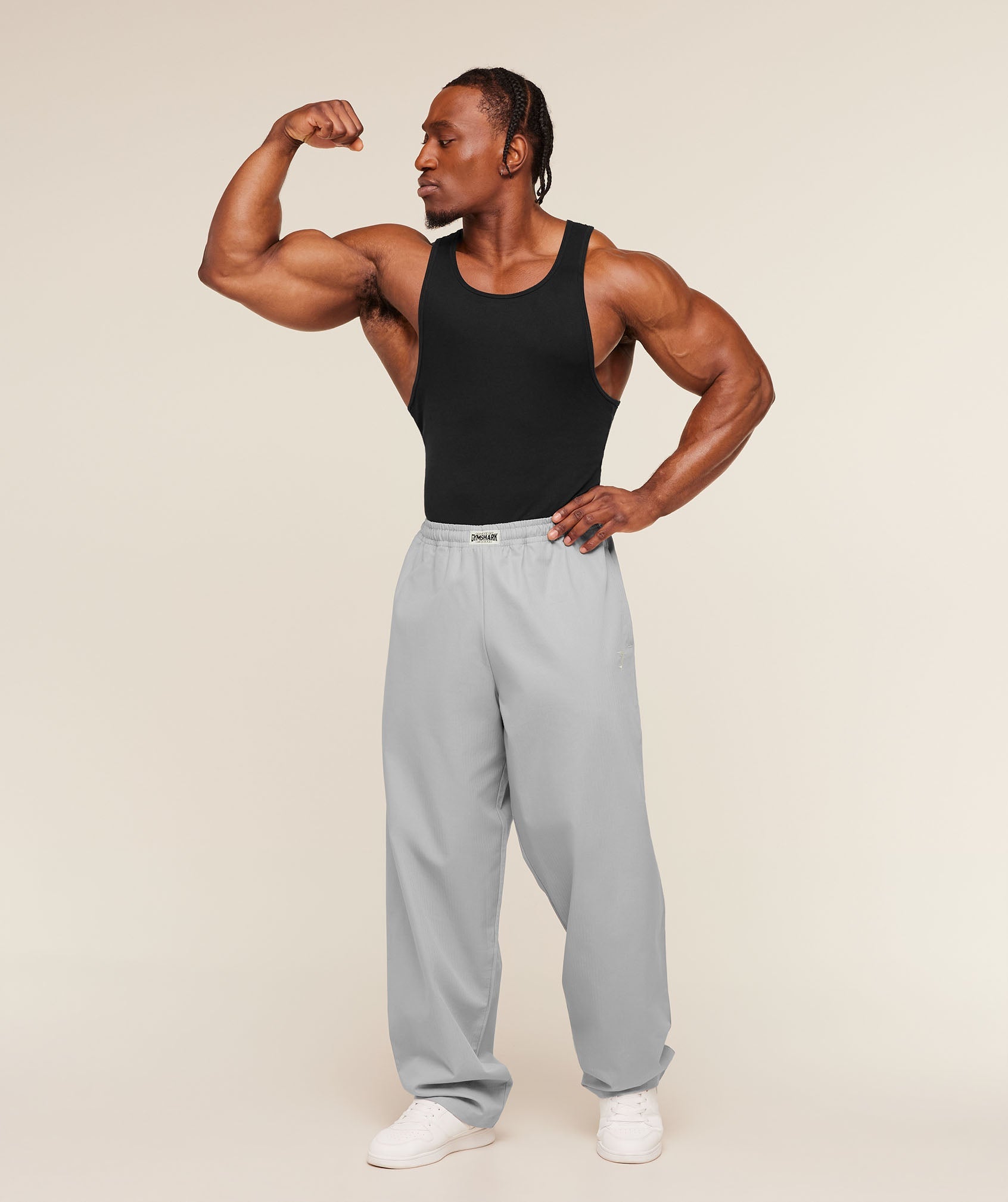 Gymshark Straight Leg Pumper Pants Stratus Grey