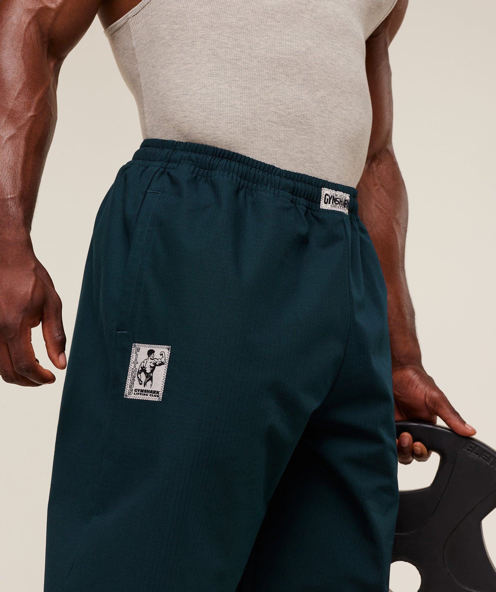 Gymshark Straight Leg Pumper Pants Deep Petrol Blue